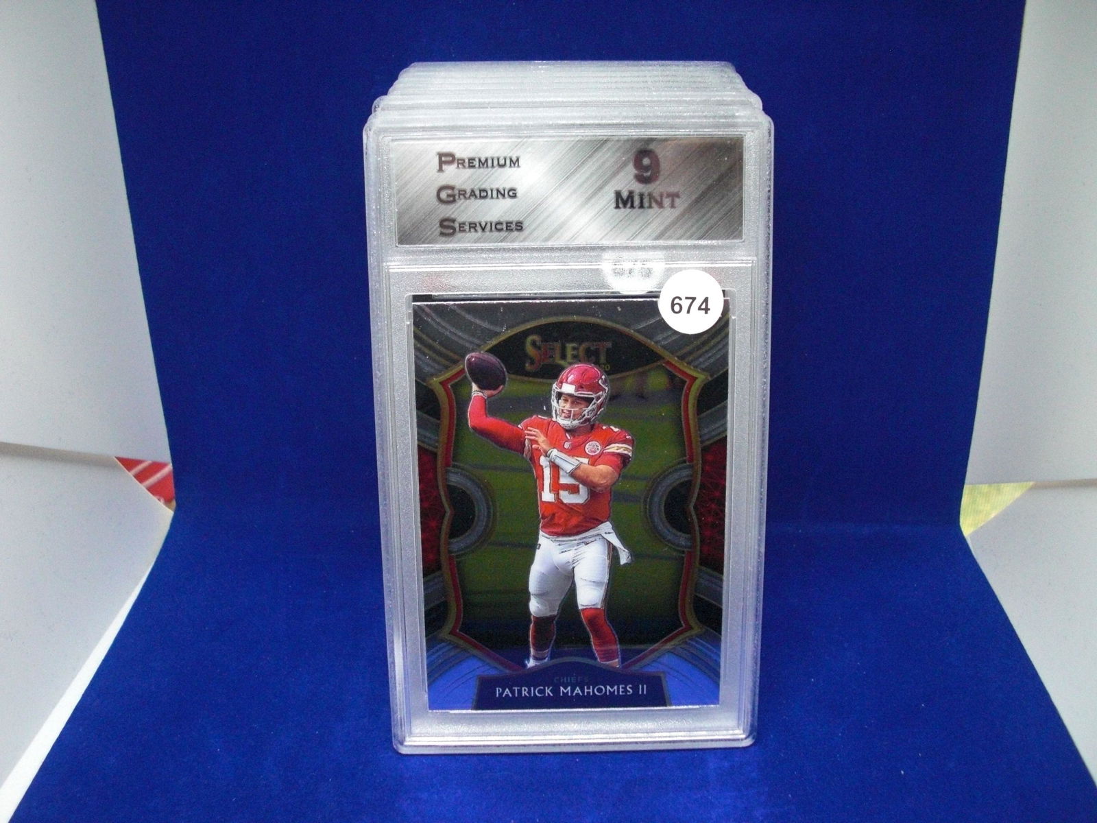 PGS 9 mint patrick mahomes select (1 of 1)