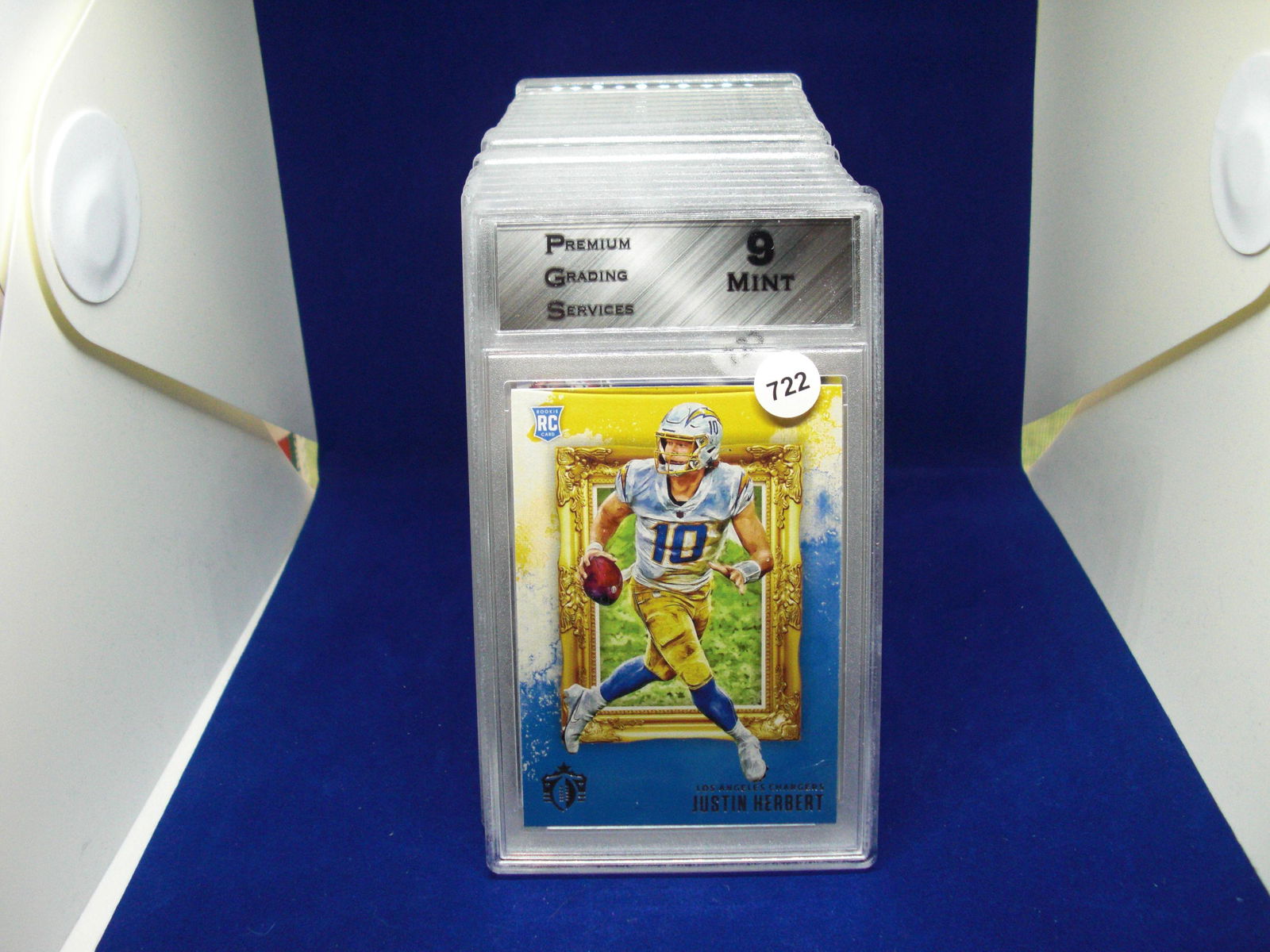 PGS 9 Justin Herbert rookie card (1 of 1)