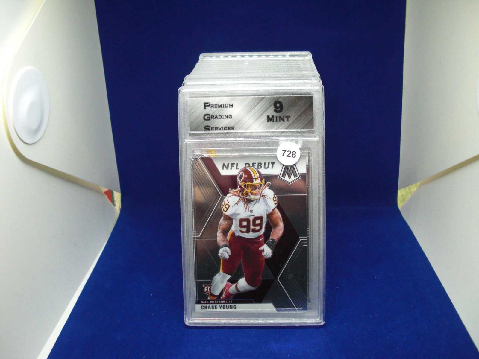 PGS 9 chase young rookie card (1 of 1)