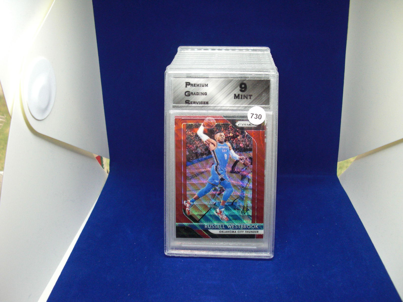 PGS 9 Russell Westbrook red wave prizm (1 of 1)