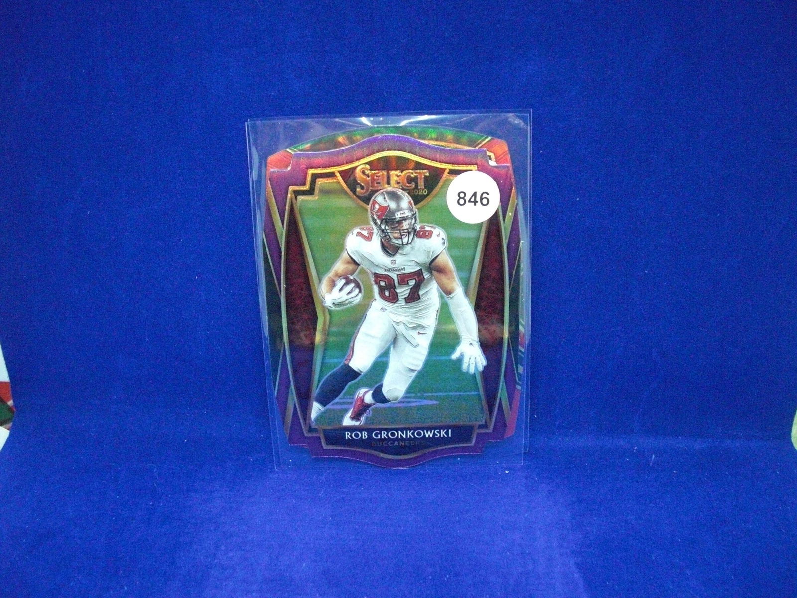 rob gronkowski purple select die cut (1 of 1)