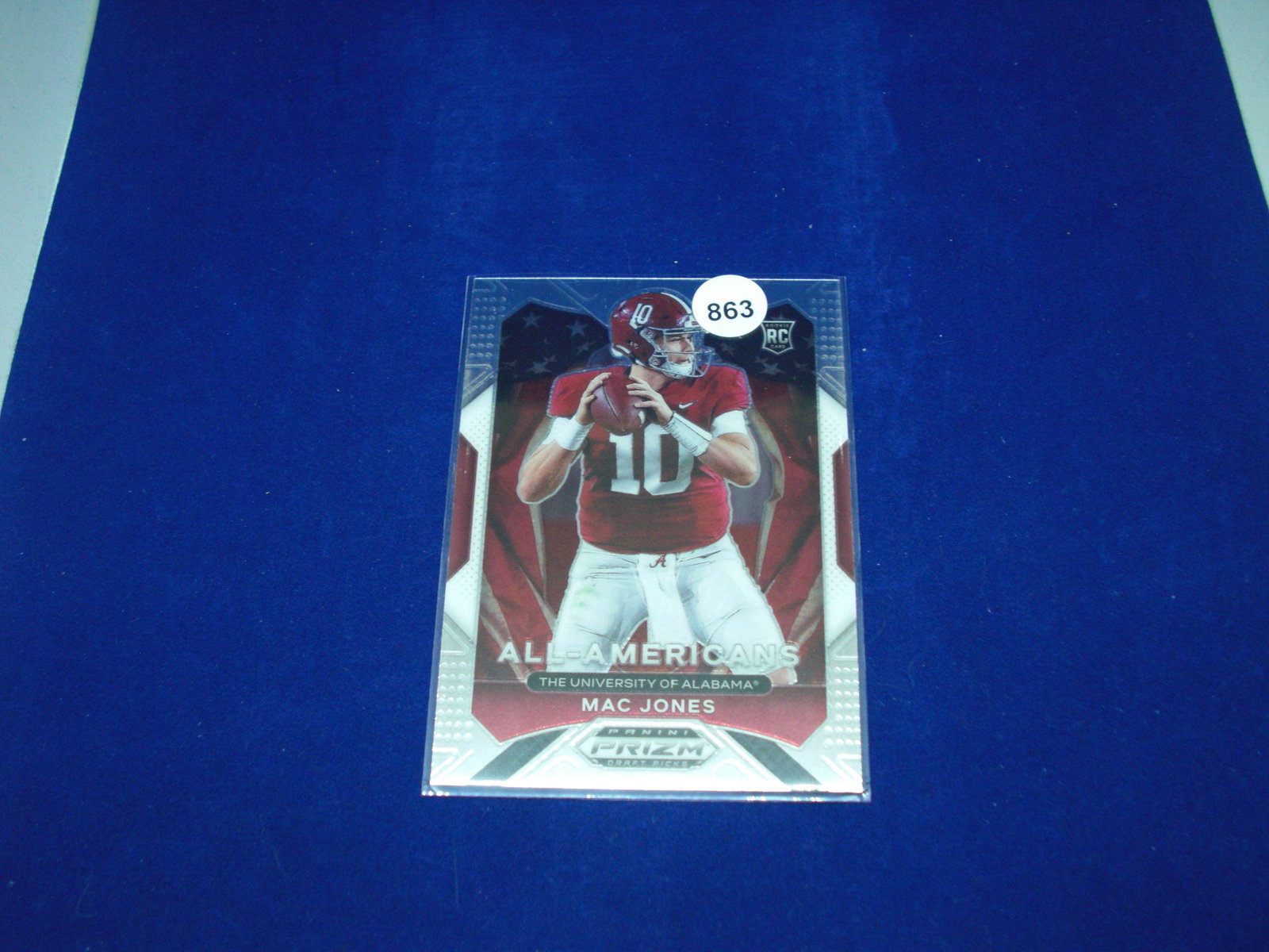 Mac Jones rookie card: Mac Jones rookie card