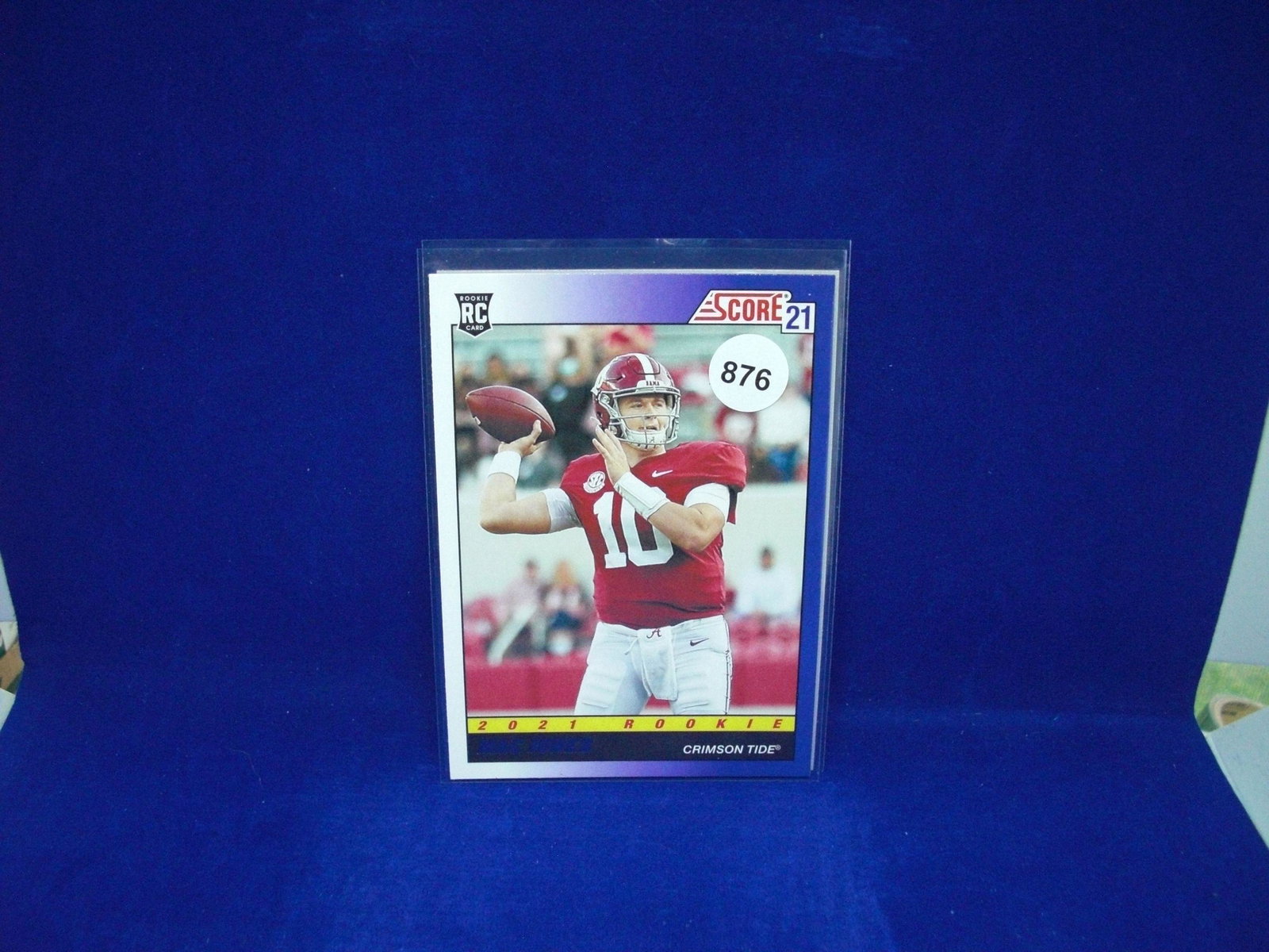Mac Jones rookie card: Mac Jones rookie card