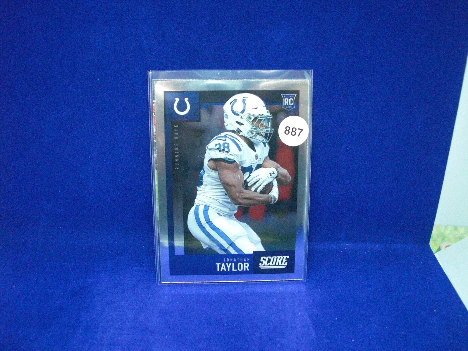 Jonathan Taylor rookie card (1 of 1)