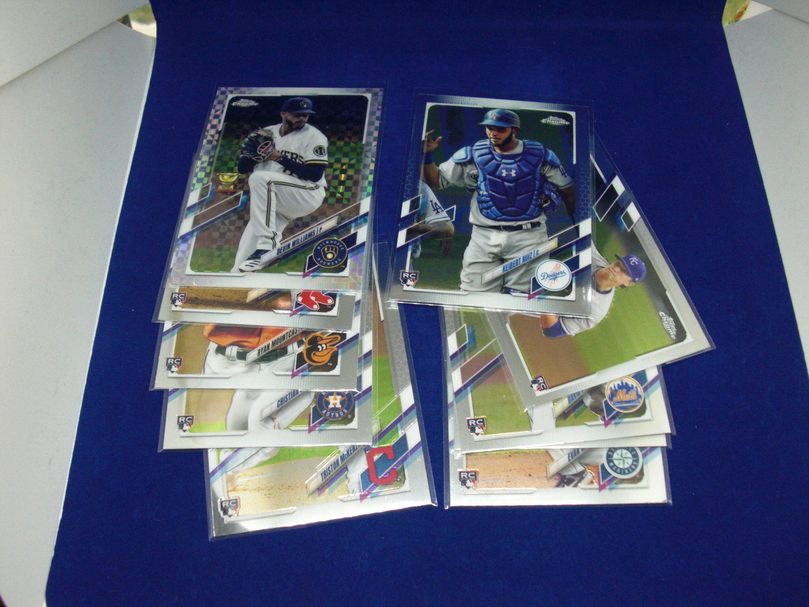 lot of 10 topps chrome cards (1 of 1)