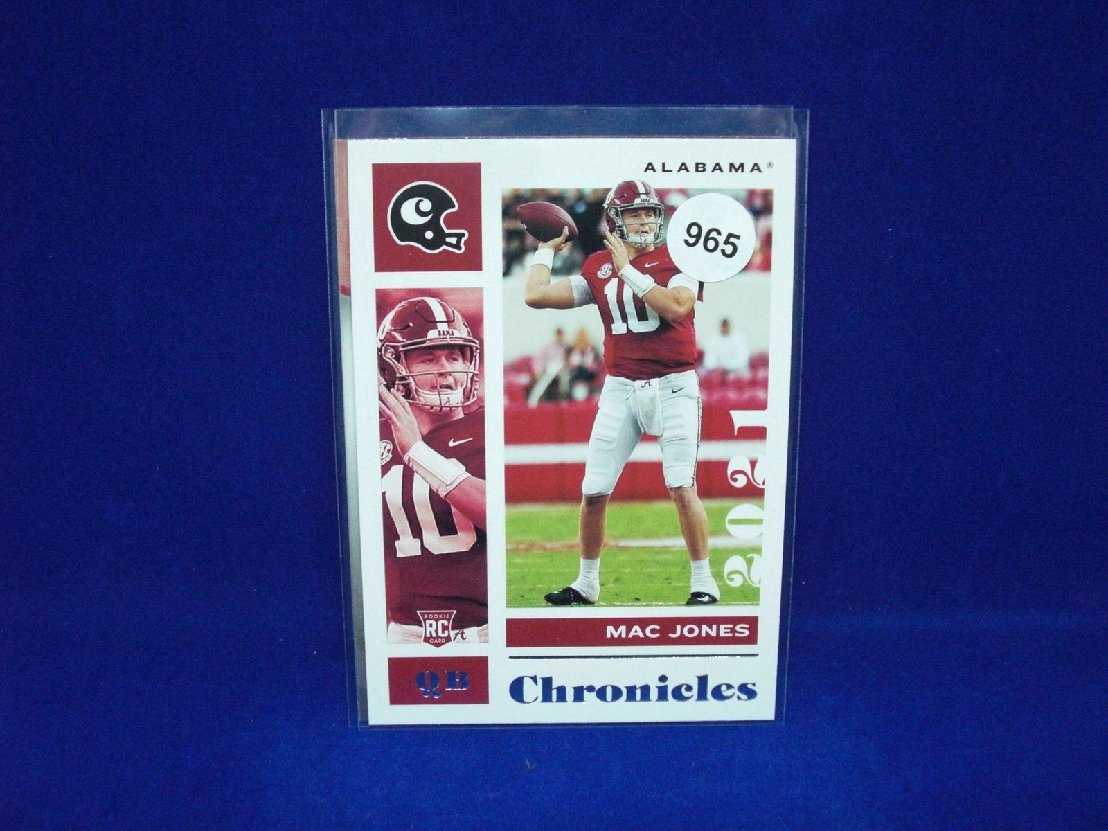 Mac Jones rookie card: Mac Jones rookie card