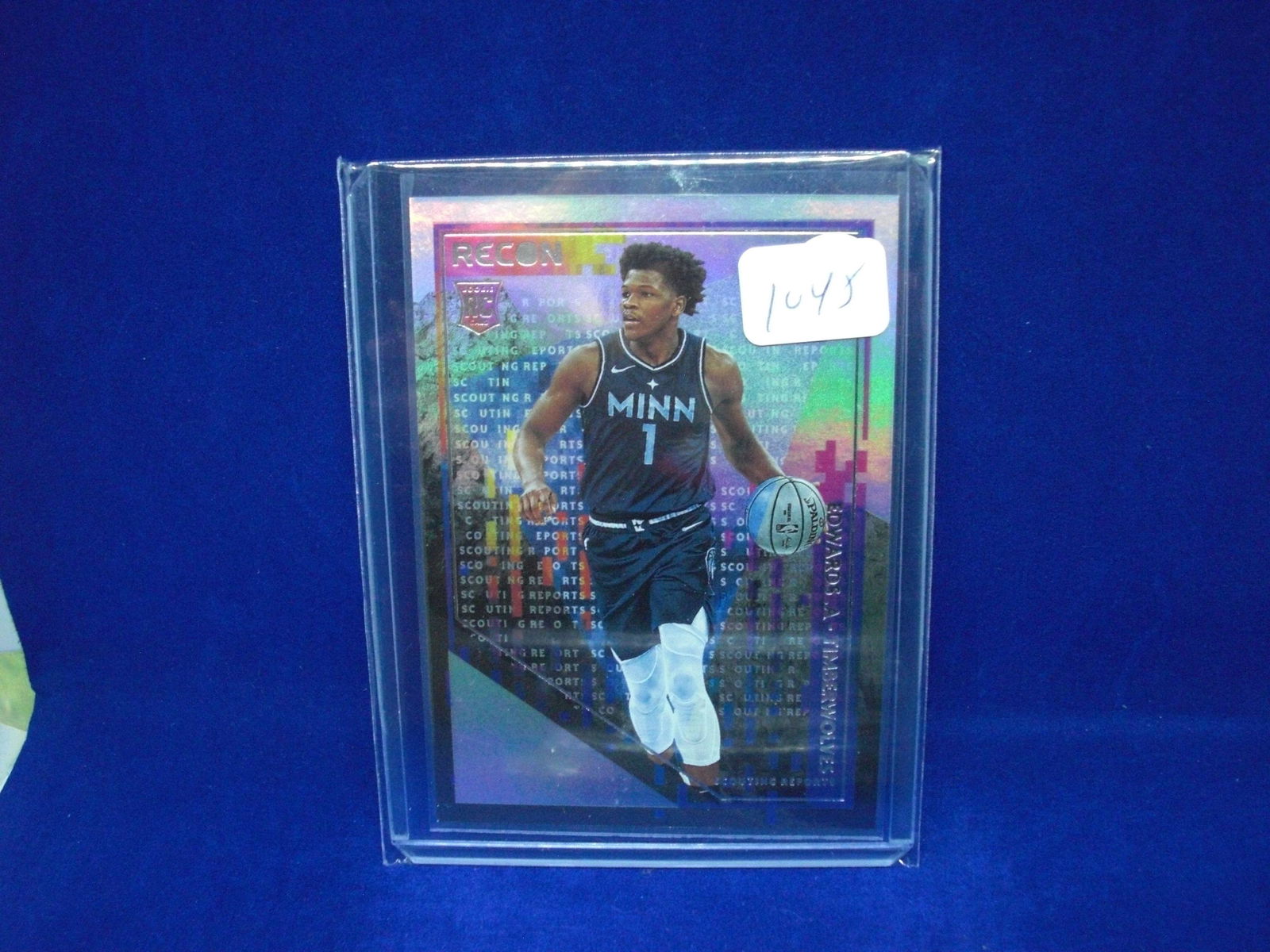 anthony edwards rookie card (1 of 1)