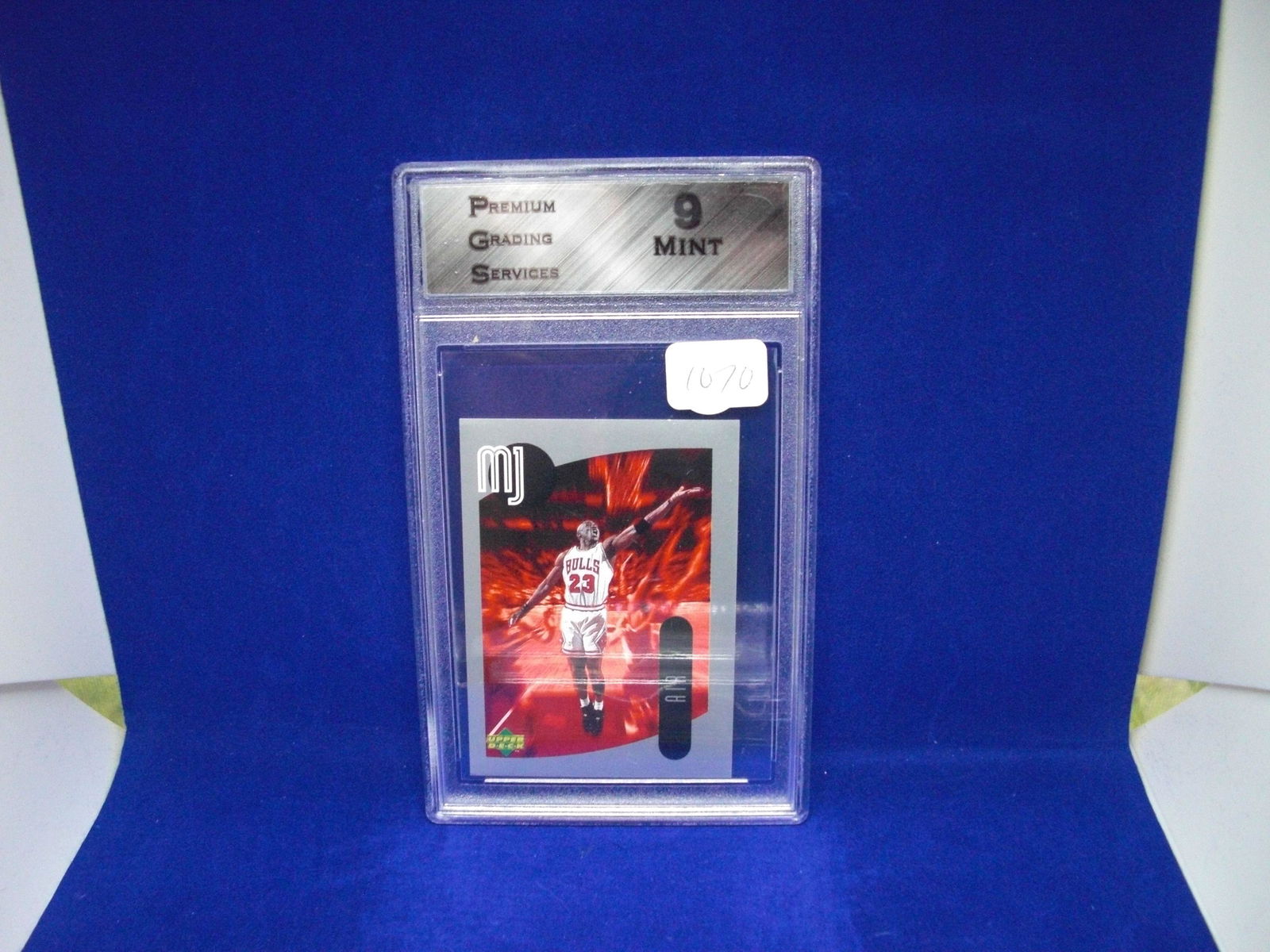 pgs 9 upper deck michael jordan sticker (1 of 1)