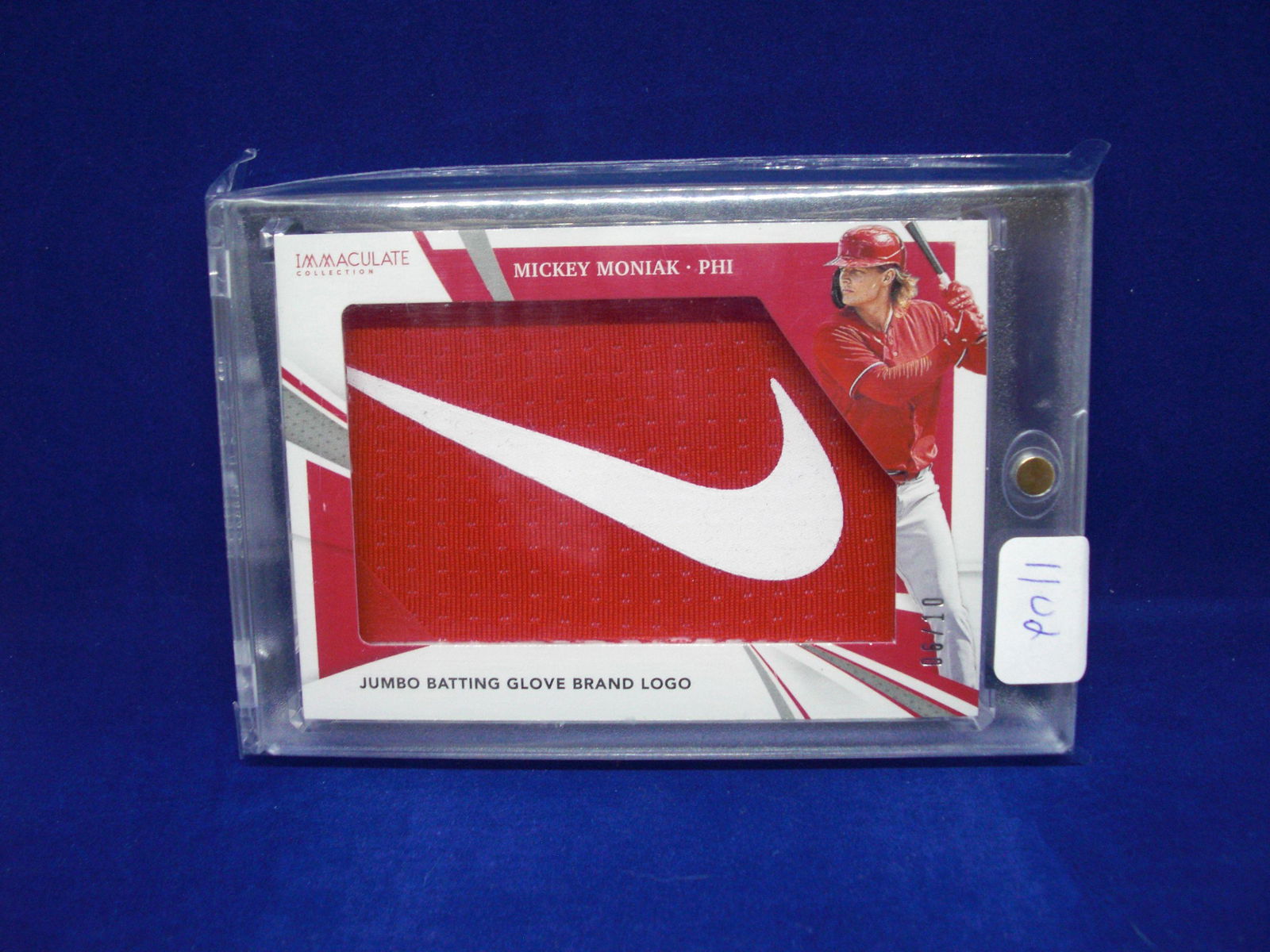 Mickey moniak jumbo batting glove logo relic (1 of 1)