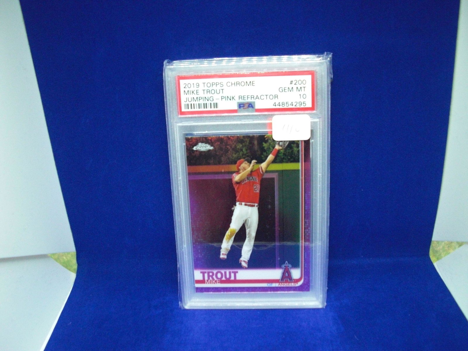 psa gem 10 mike trout pink refractor (1 of 1)