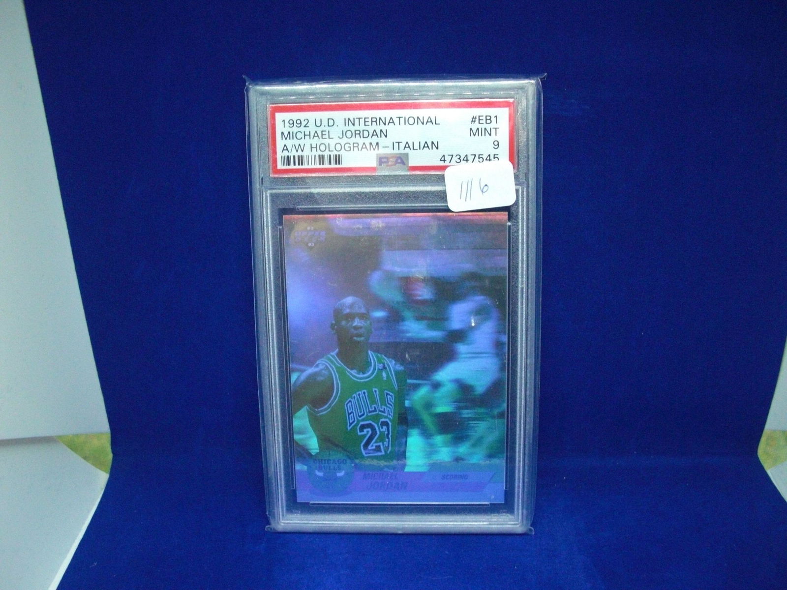 psa 9 mint michael jordan hologram (1 of 1)