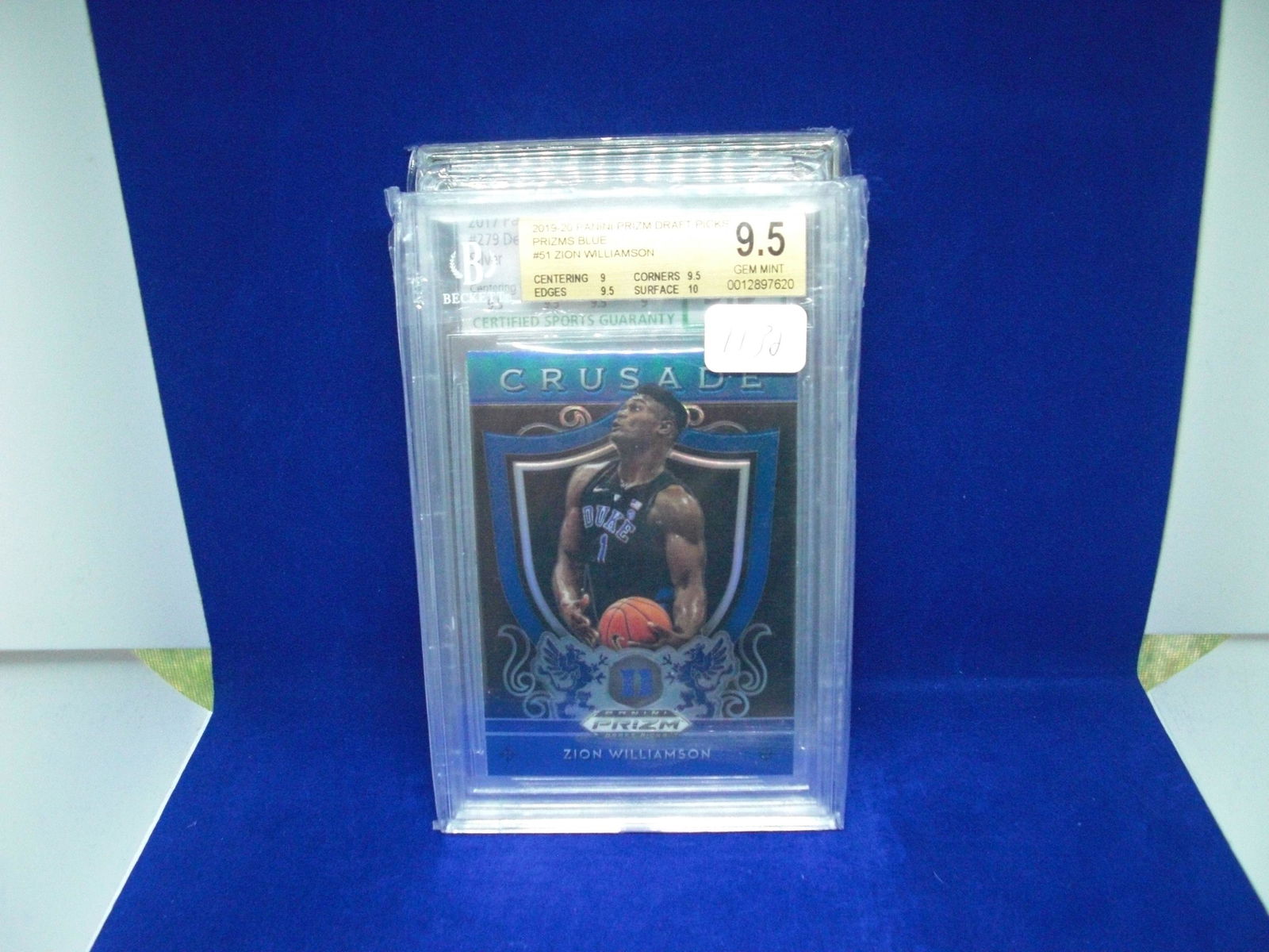 Beckett graded 9.5 Zion Williamson blue crusade (1 of 1)