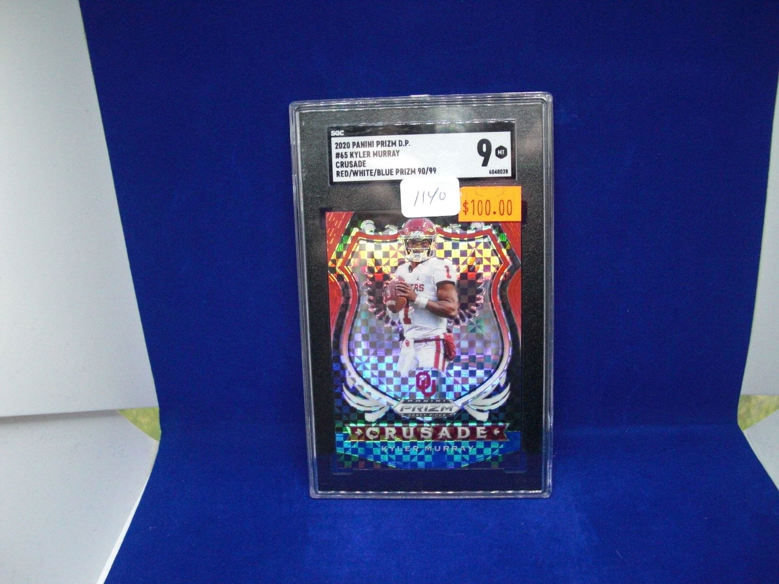 sgc 9 kyler murray red white blue prizm 90/99 (1 of 1)