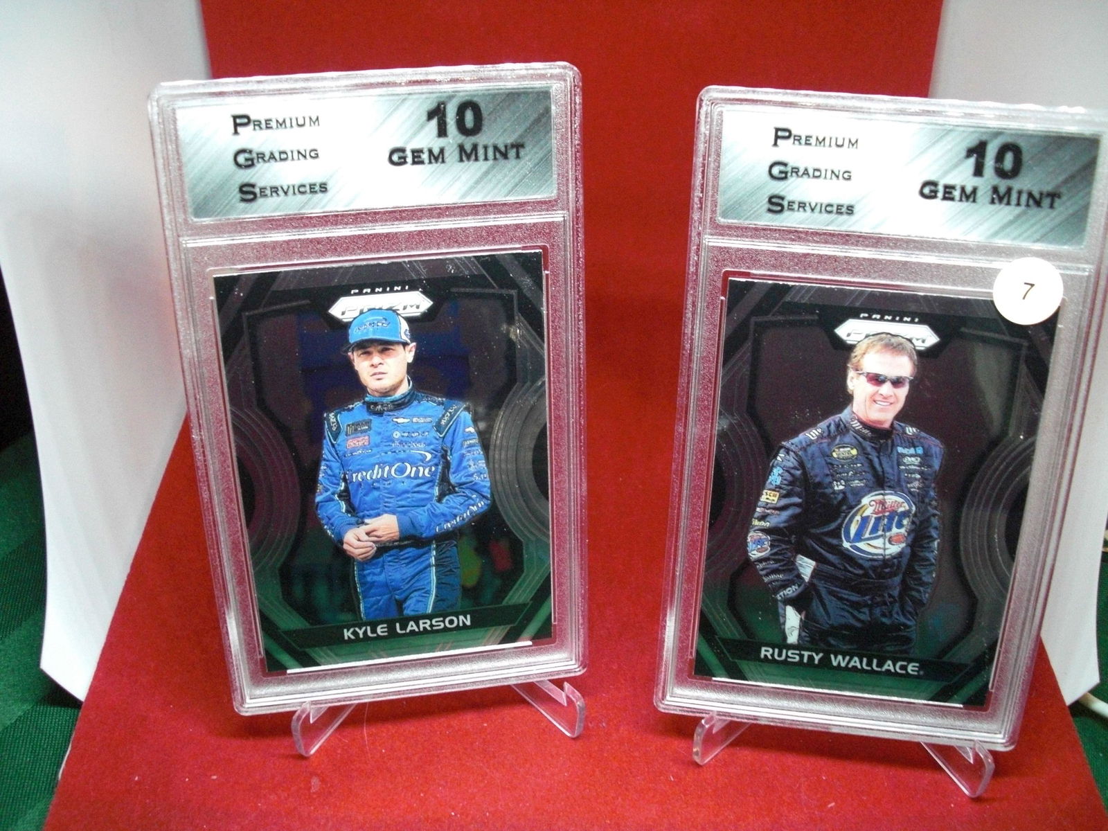 pgs graded rusty wallace and kyle larson mint 10 (1 of 1)