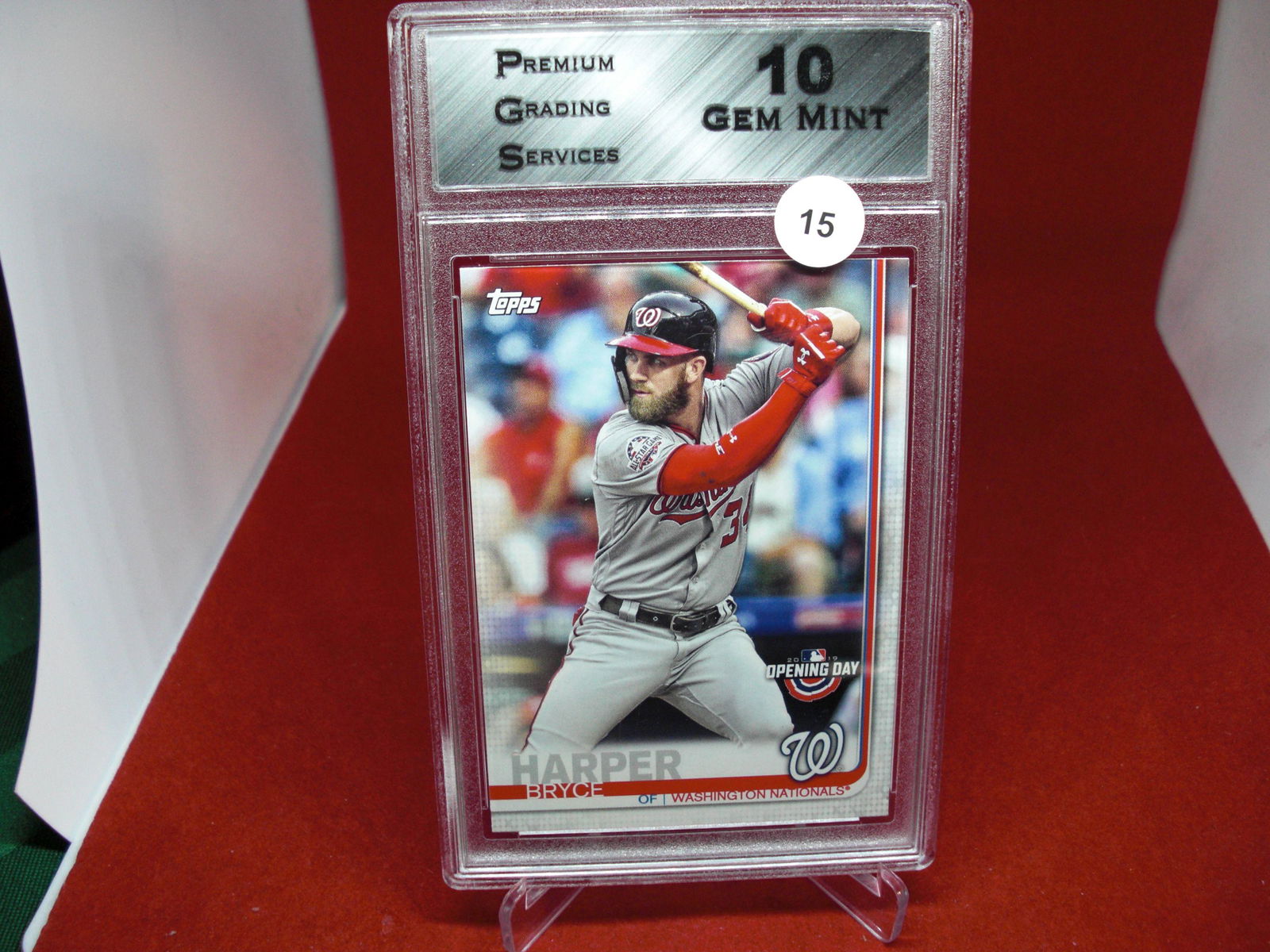 pgs graded bryce harper mint 10 (1 of 1)