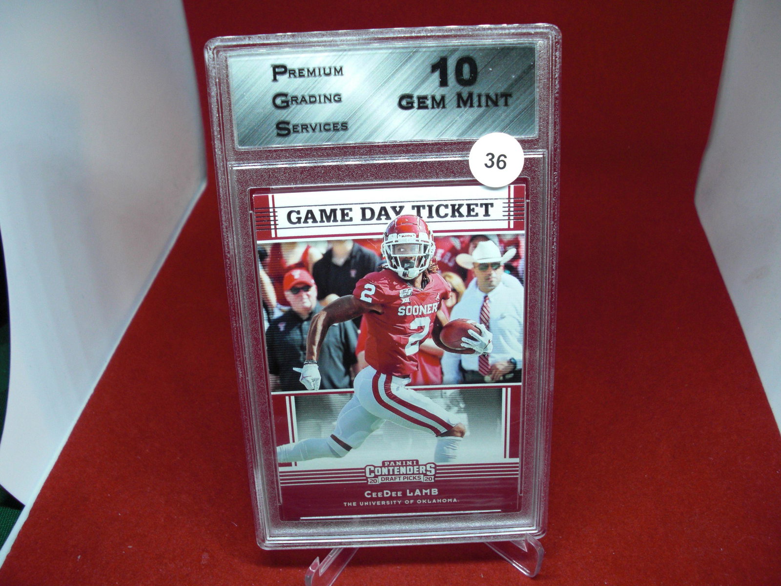 pgs graded ceedee lamb mint 10 (1 of 1)