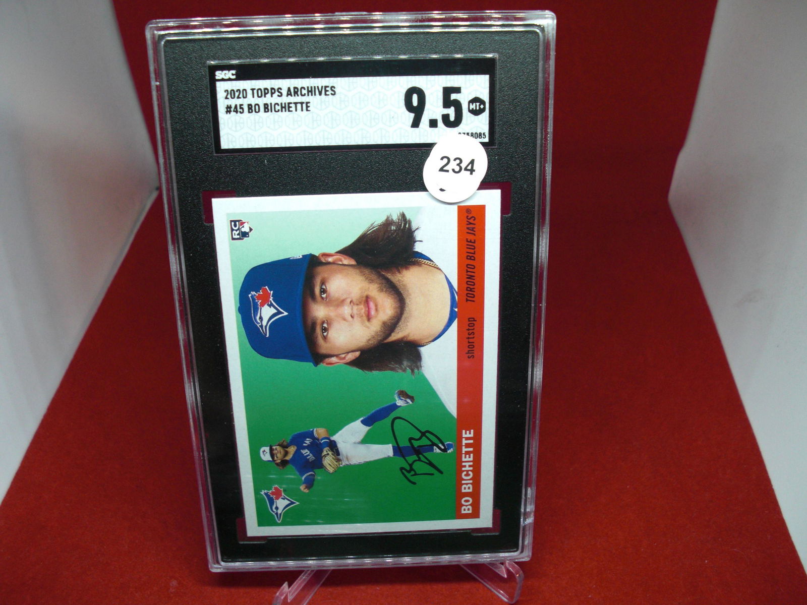 sgc graded bo bichette mint 9.5 (1 of 1)