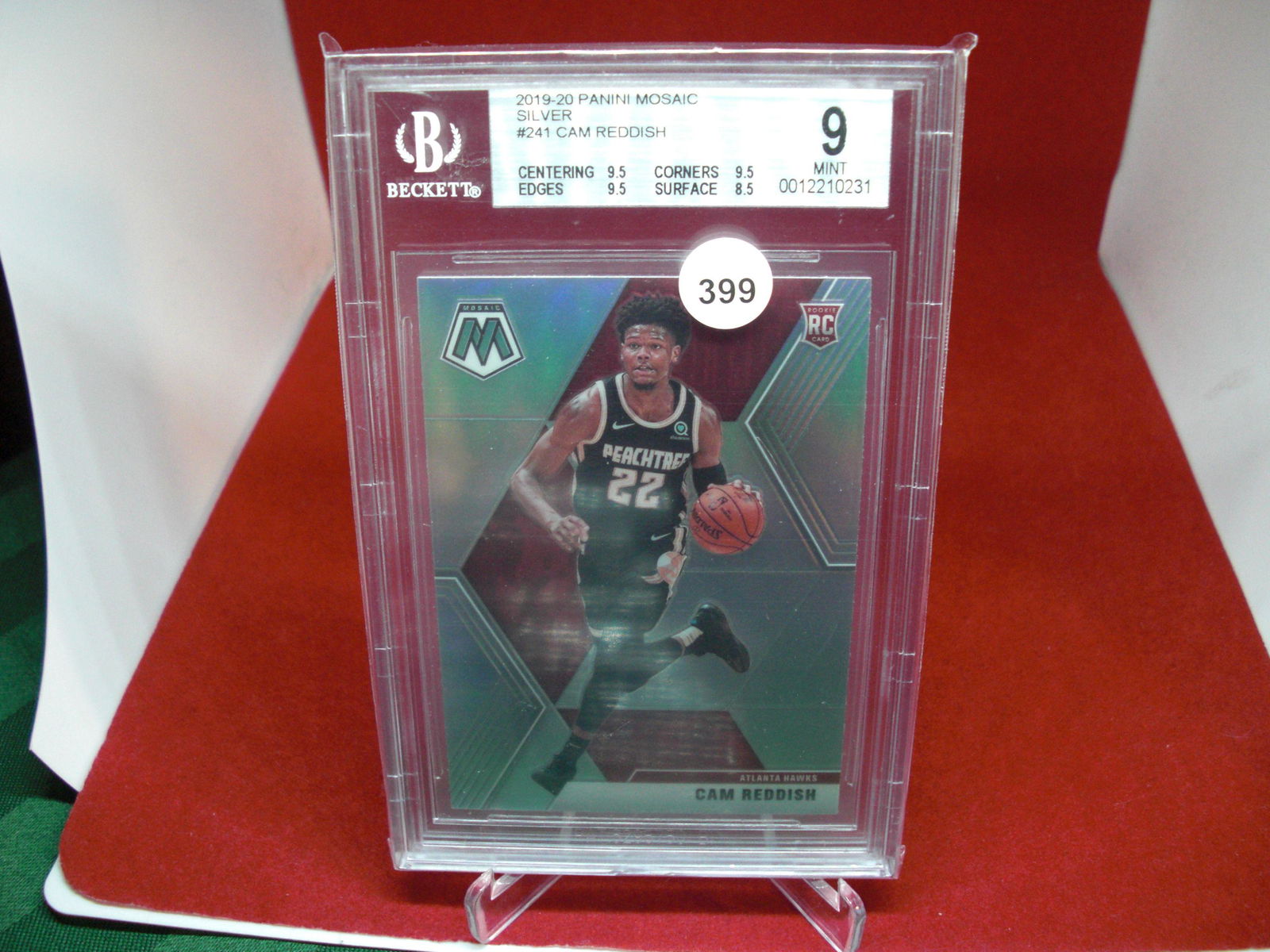 beckett graded silver cam reddish mint 9 2019/20 (1 of 1)