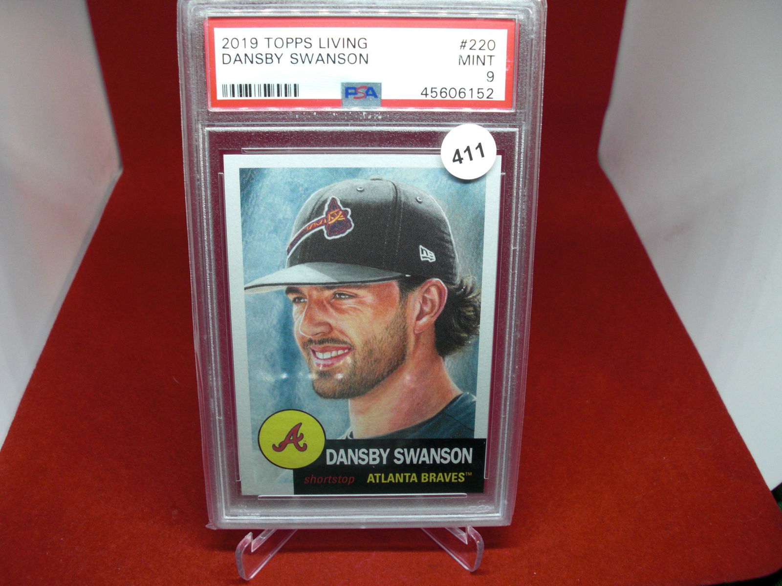 psa graded 2019 dansby swanson mint 9 (1 of 1)