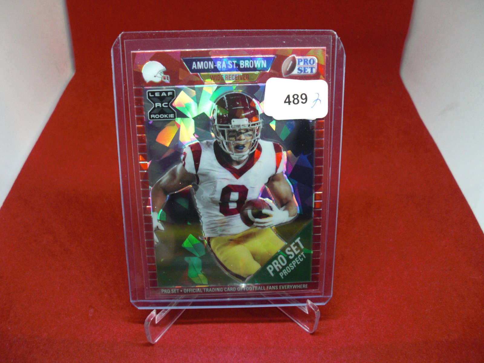 amon ra st brown rookie 1/50: in top loaders