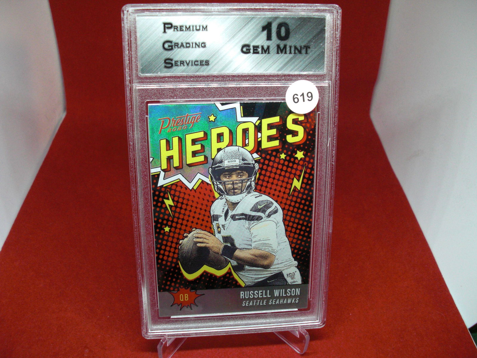 pgs graded russell wilson mint 10 (1 of 1)