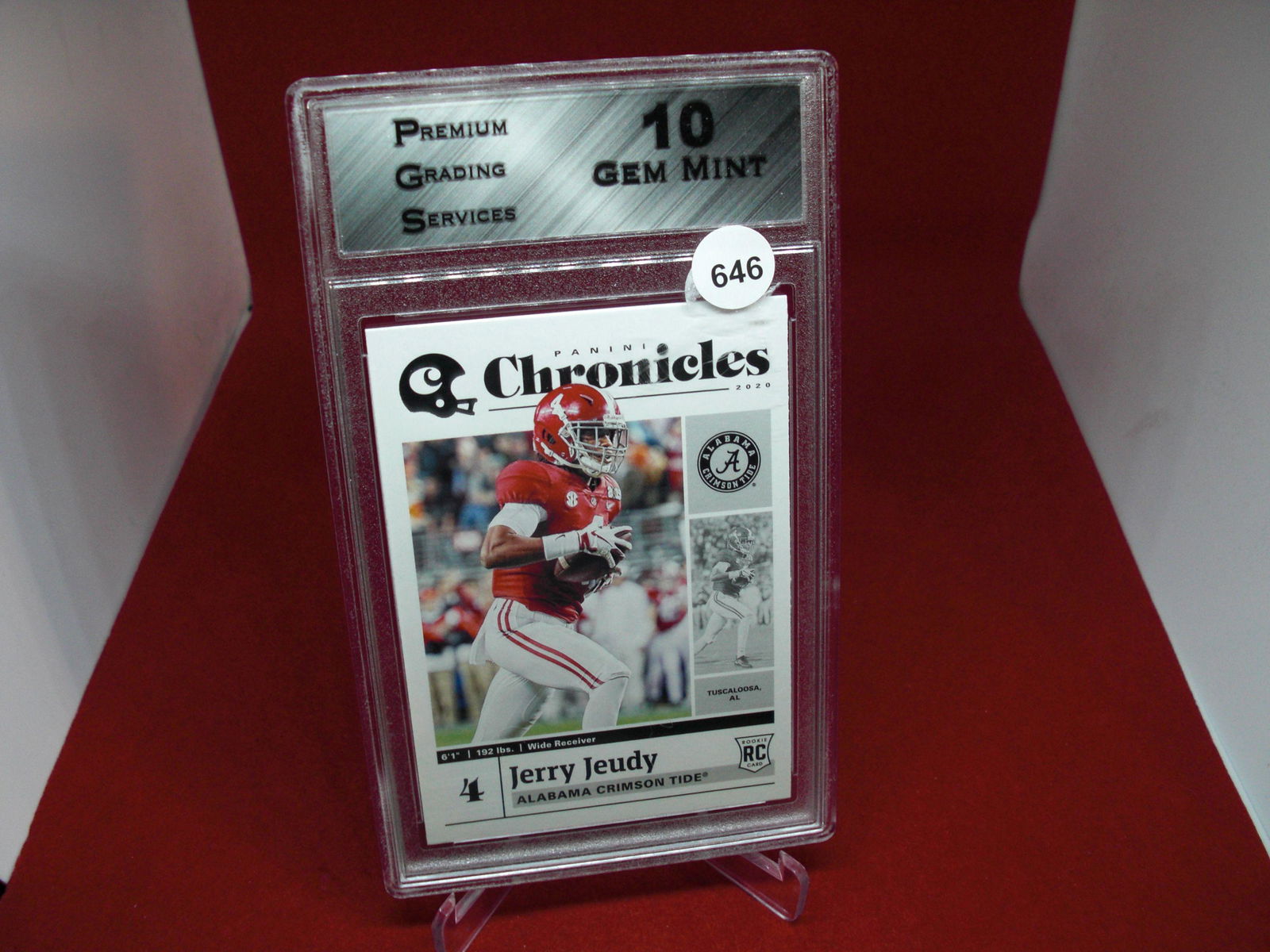 pgs graded jerry jeudy mint 10 (1 of 1)