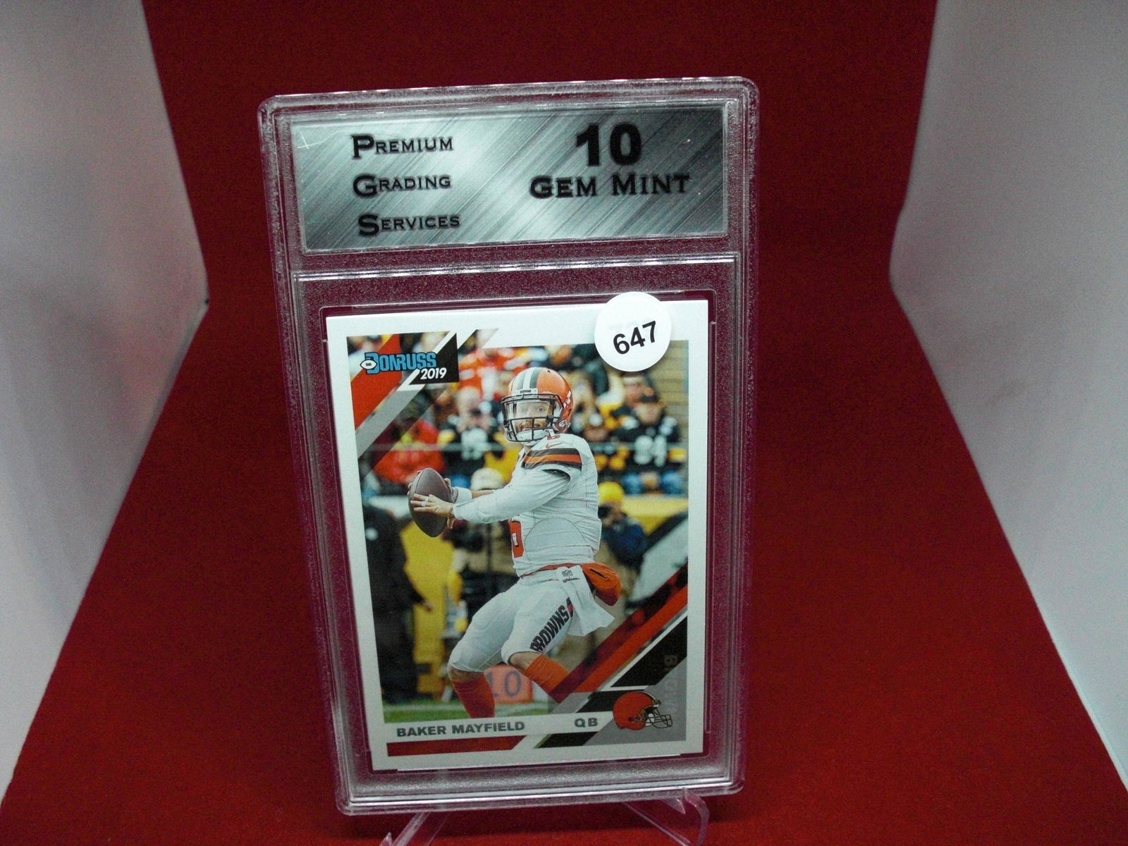 baker mayfield pgs graded mint 10 (1 of 1)