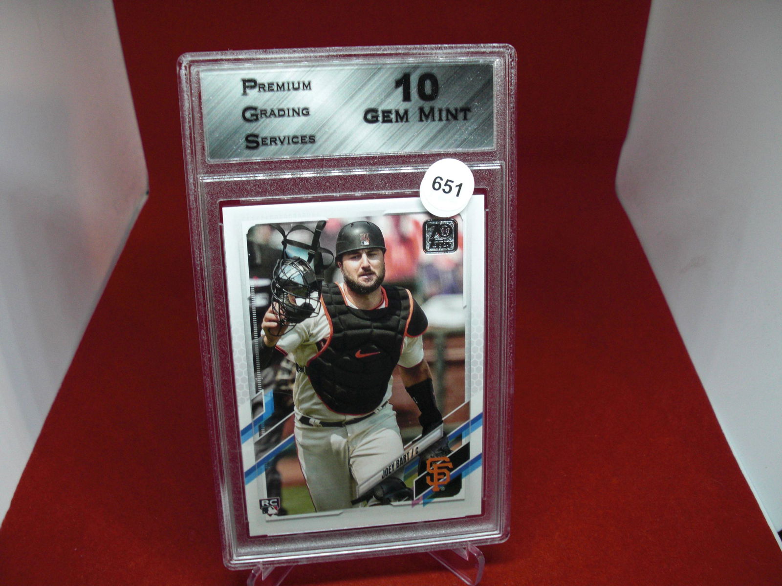 pgs graded joey bart mint 10 (1 of 1)