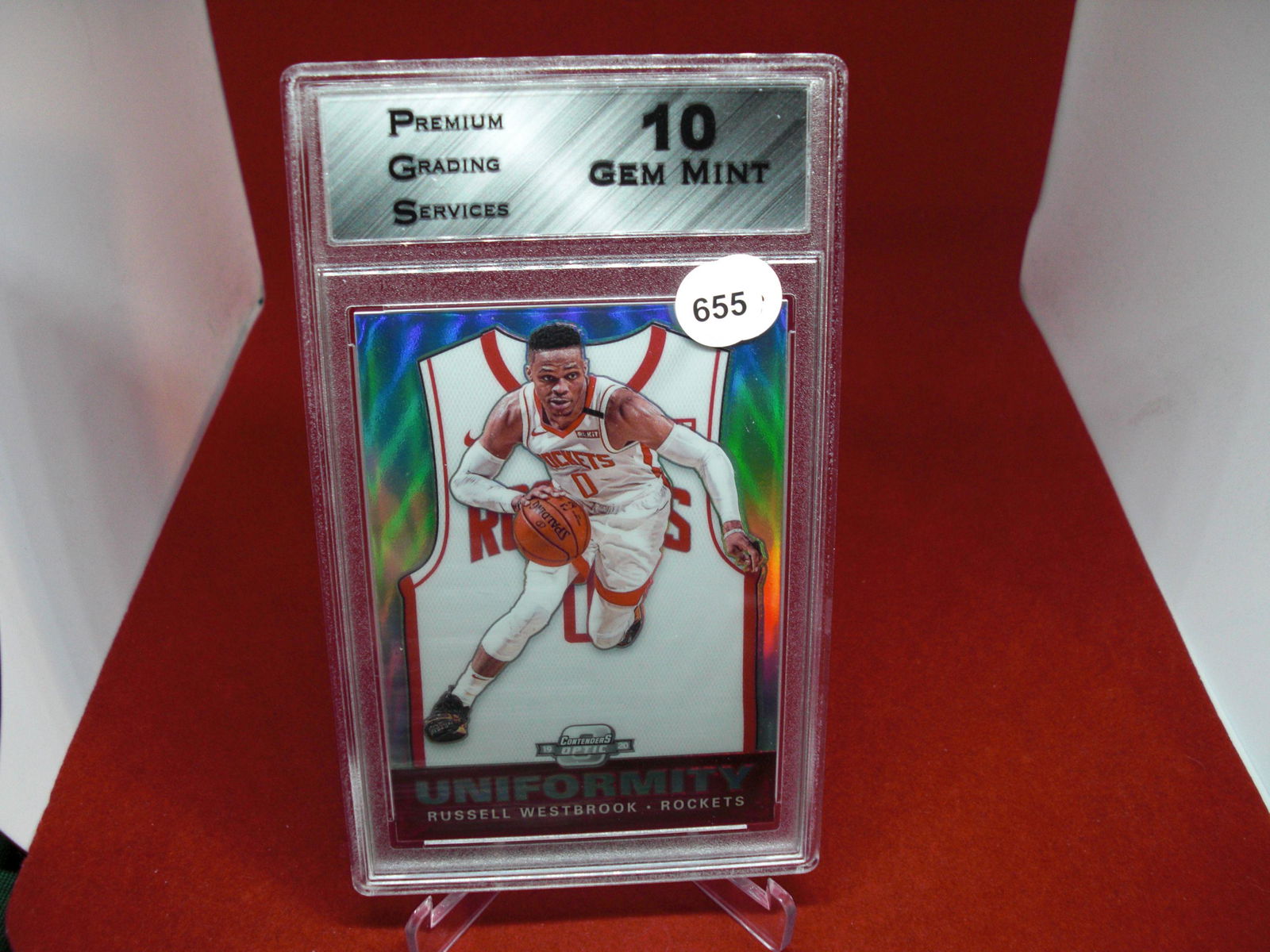 pgs graded russell westbrook mint 10 (1 of 1)