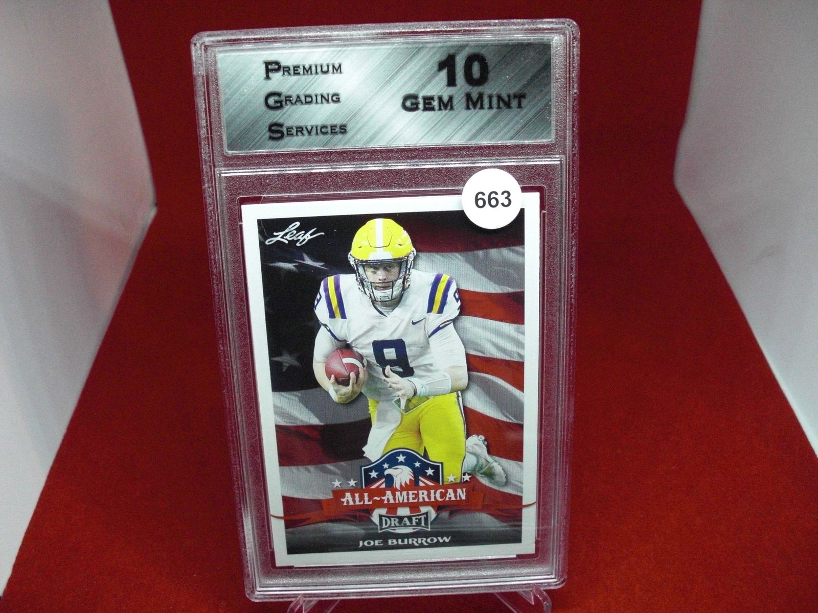 pgs graded joe burrow mint 10 (1 of 1)