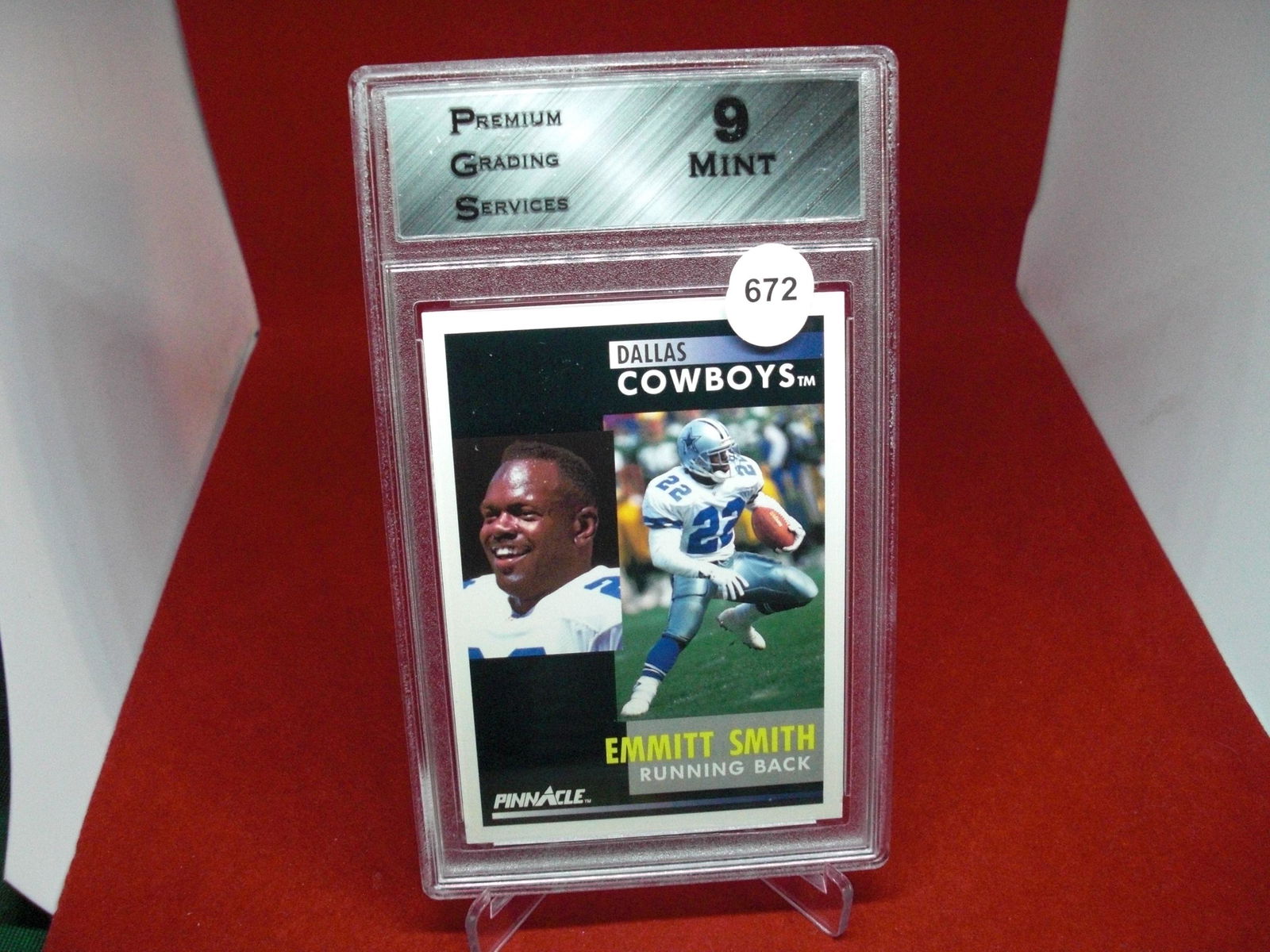 pgs graded emmitt smith mint 9 (1 of 1)