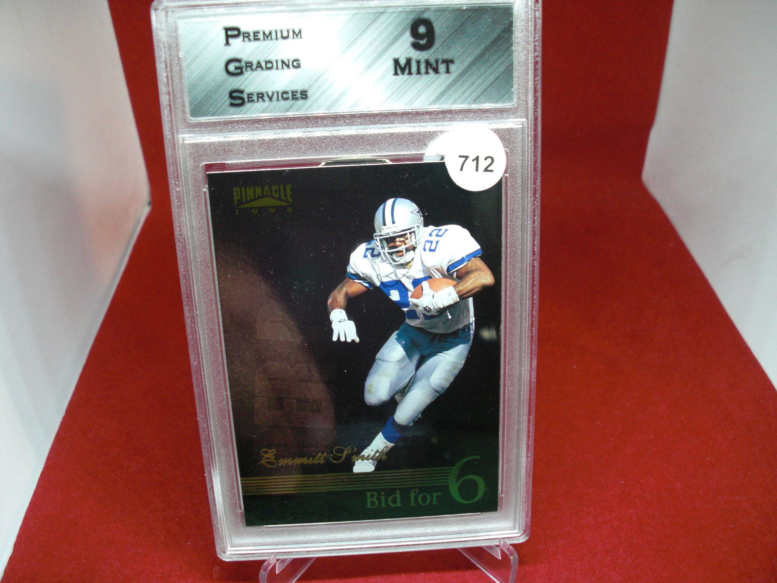 pgs graded emmitt smith mint 9 (1 of 1)