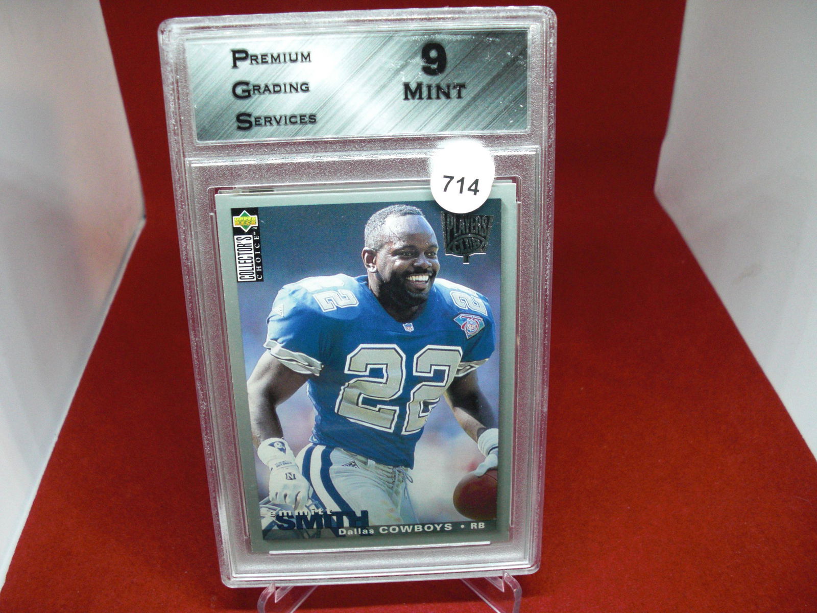pgs graded emmitt smith mint 9 (1 of 1)