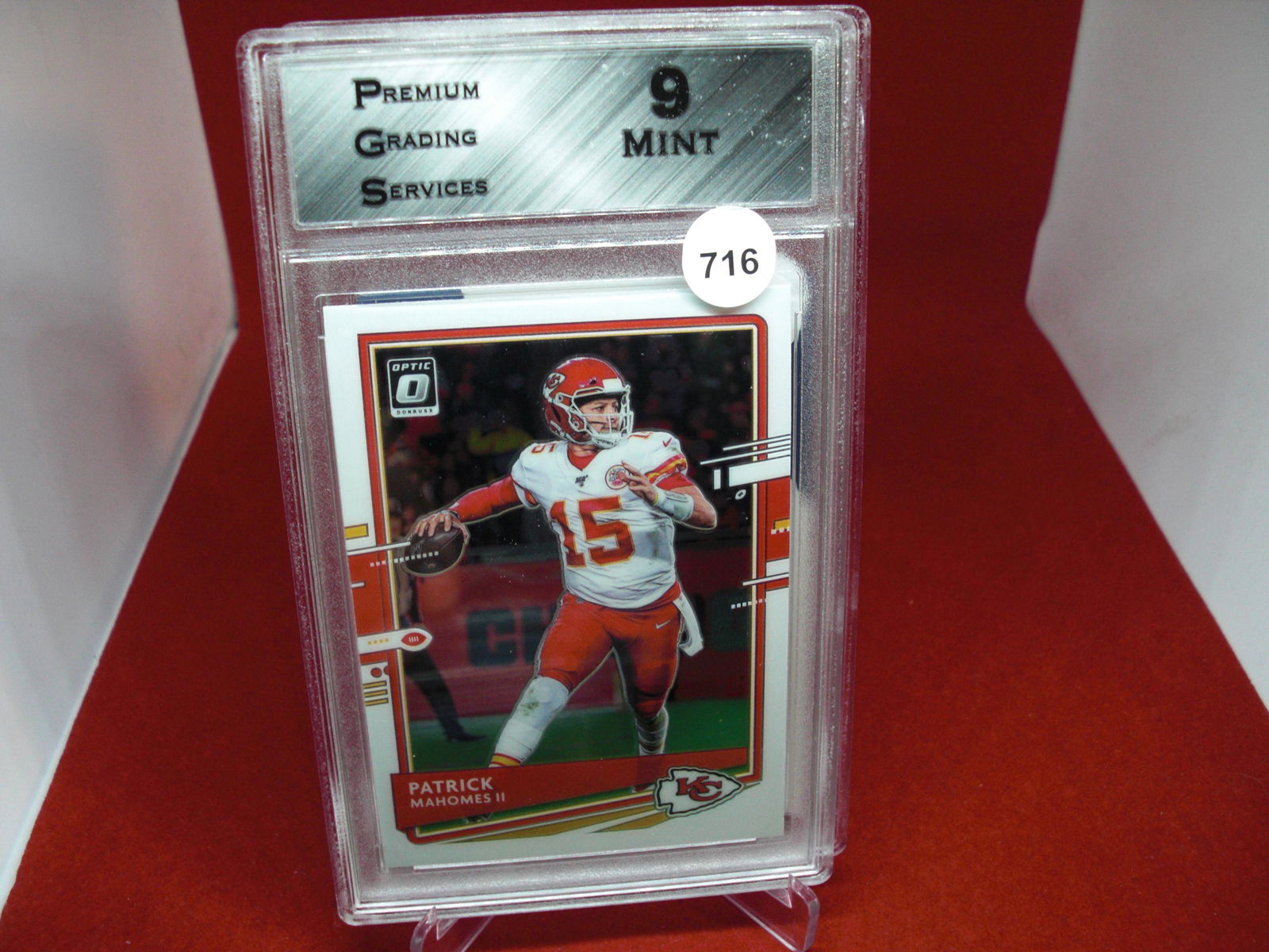 pgs graded patrick mahomes mint 9 (1 of 1)