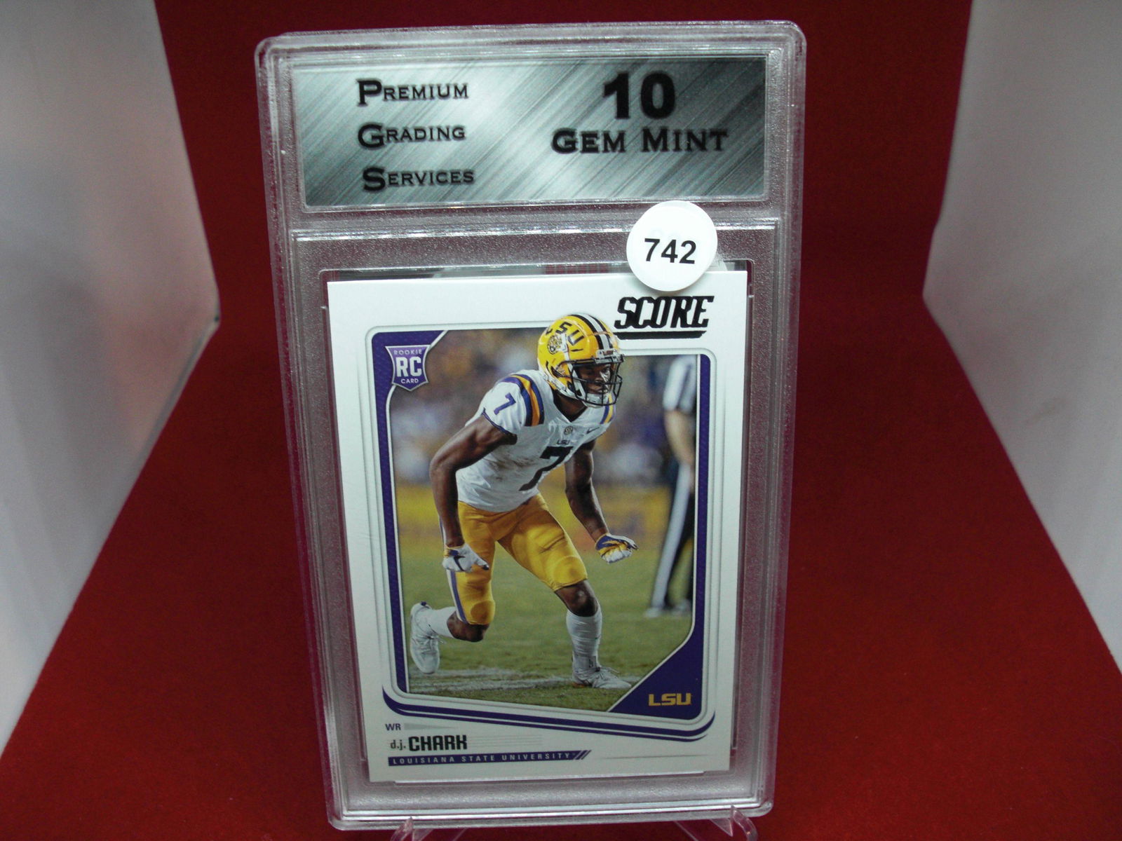 pgs graded d.j chark rookie mint 10 (1 of 1)