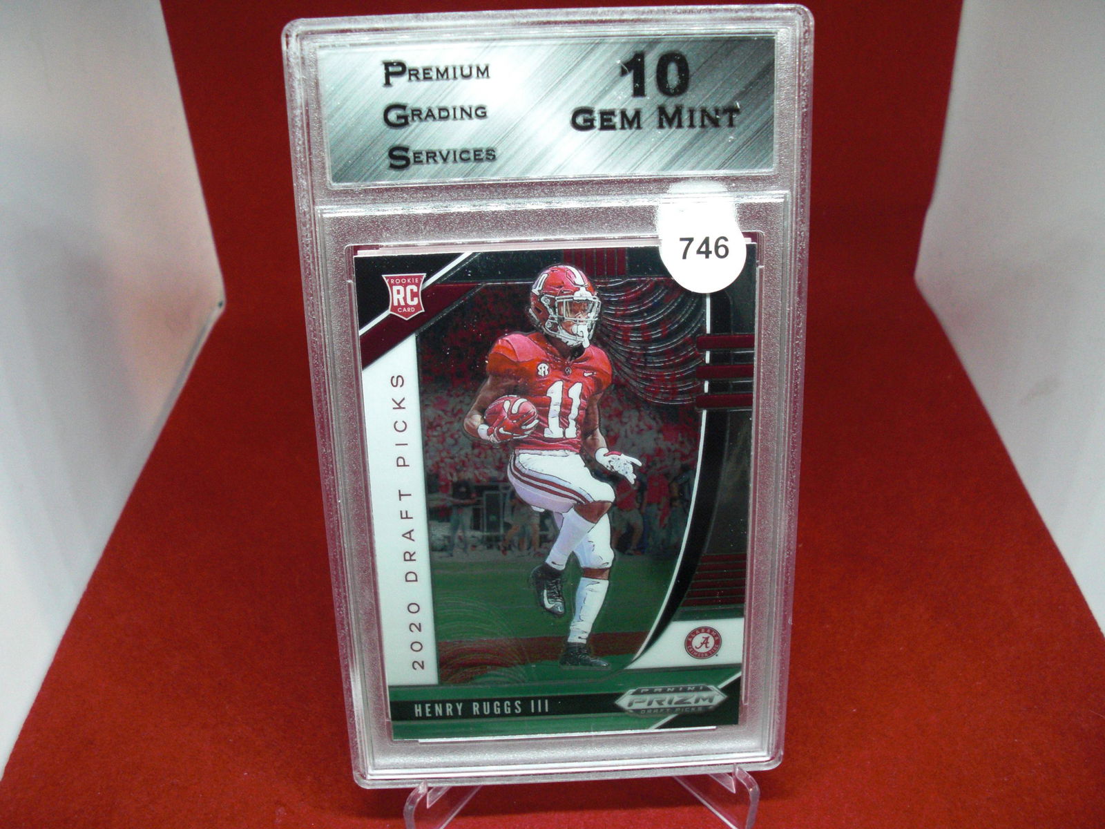 pgs graded henry ruggs rookie mint 10 (1 of 1)