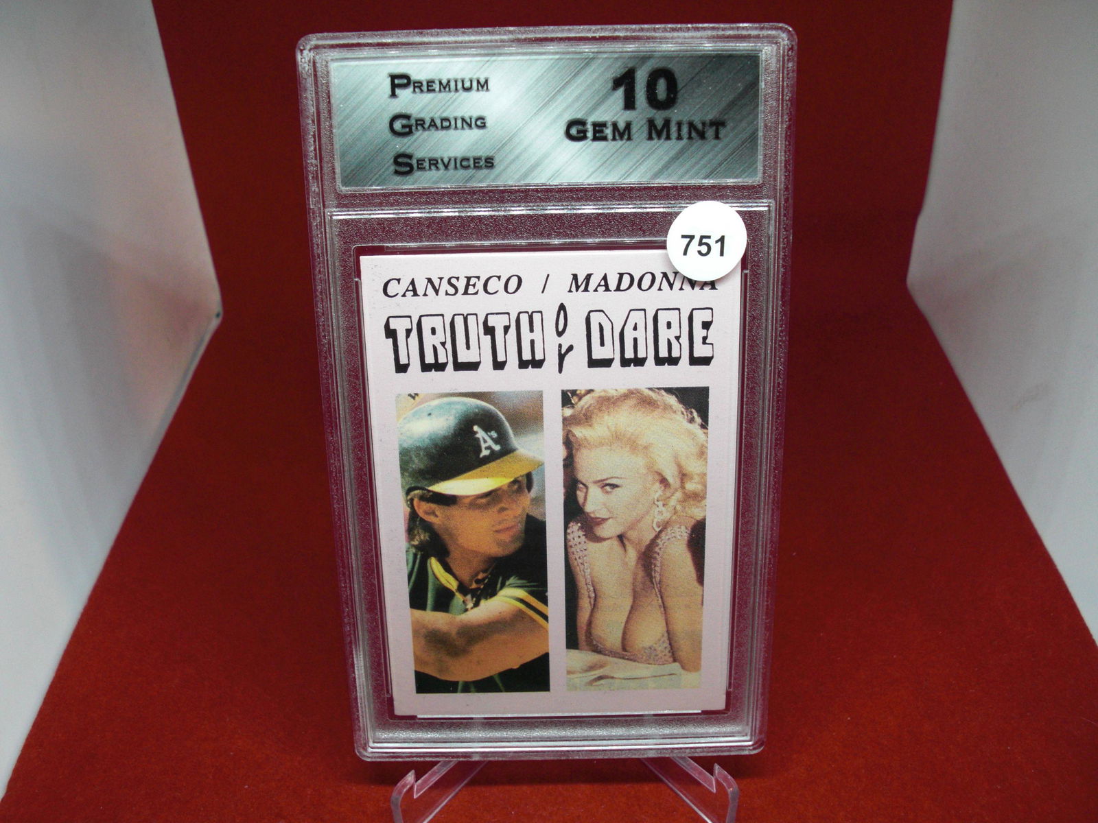 pgs graded canseco/madonna mint 10 (1 of 1)