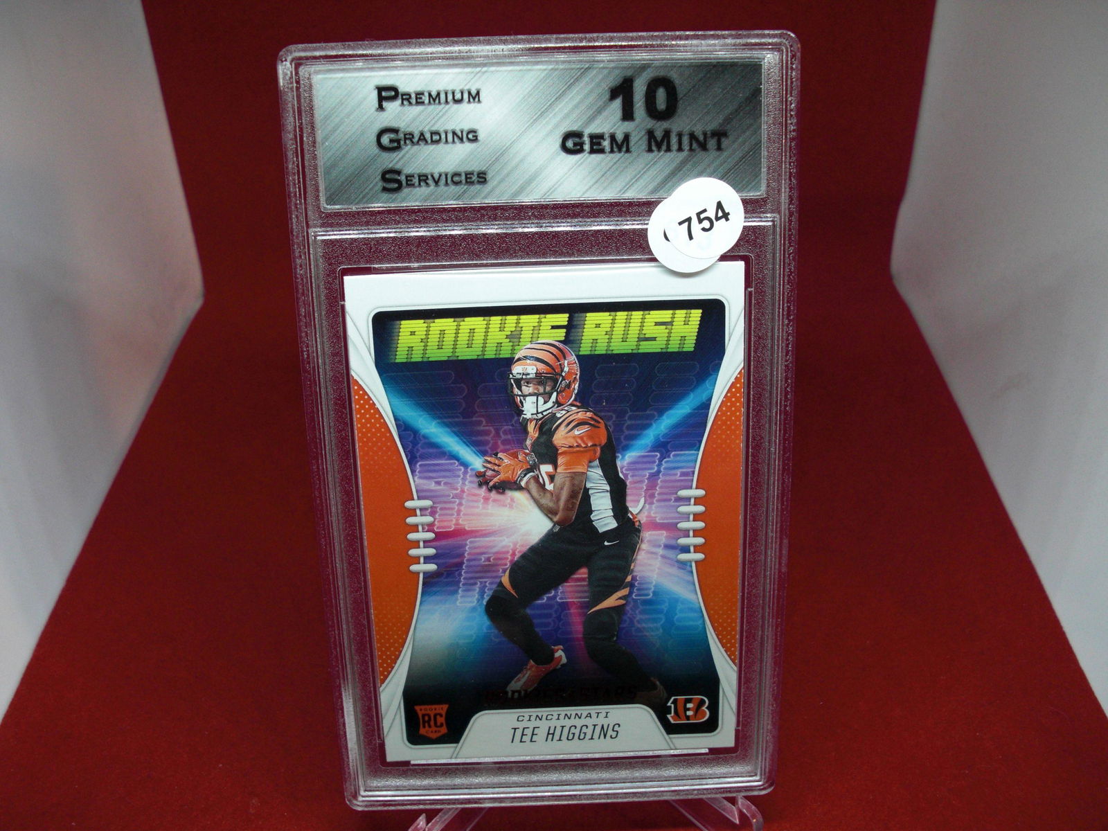 pgs graded tee higgins rookie rush mint 10 (1 of 1)