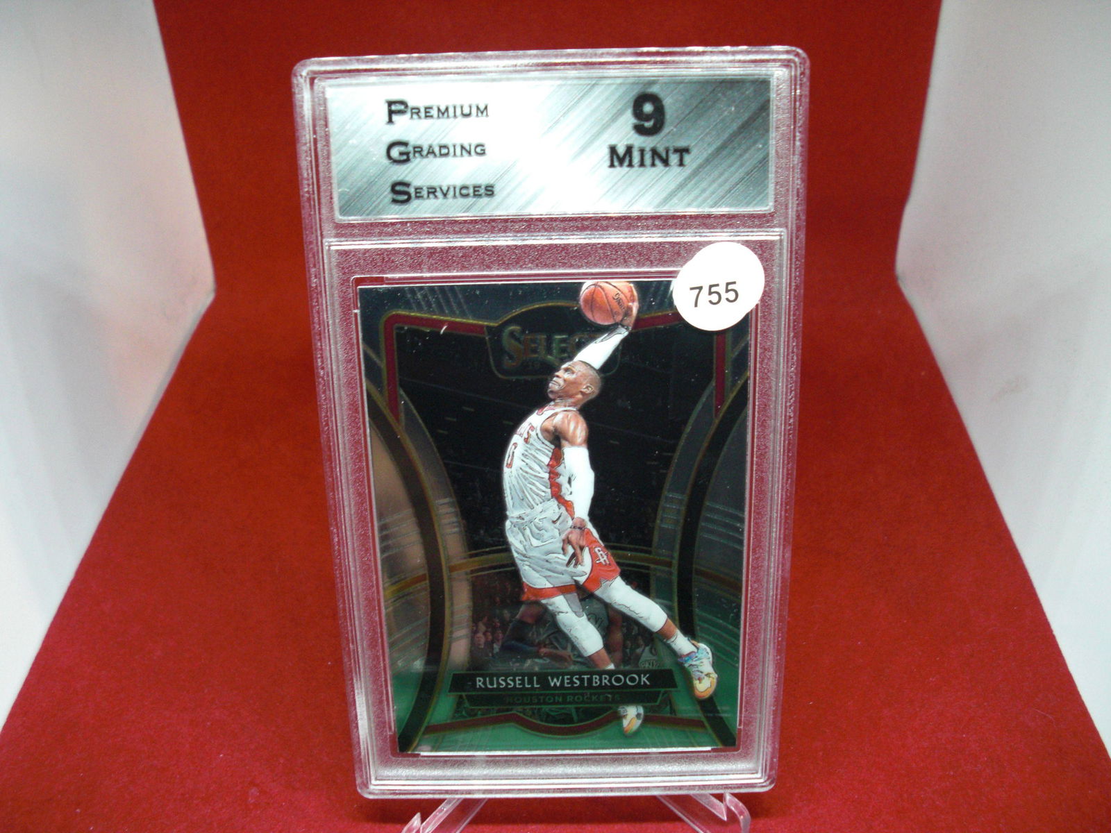 pgs graded russell westbrook mint 9 (1 of 1)