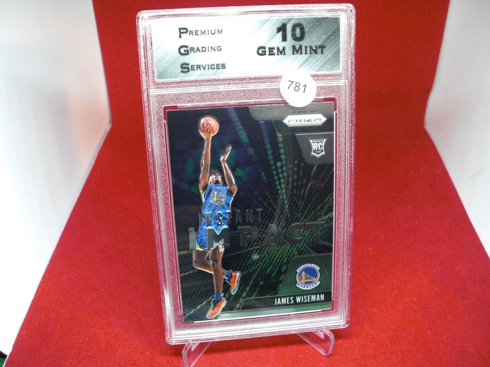 pgs graded james wiseman rookie mint 10 (1 of 1)