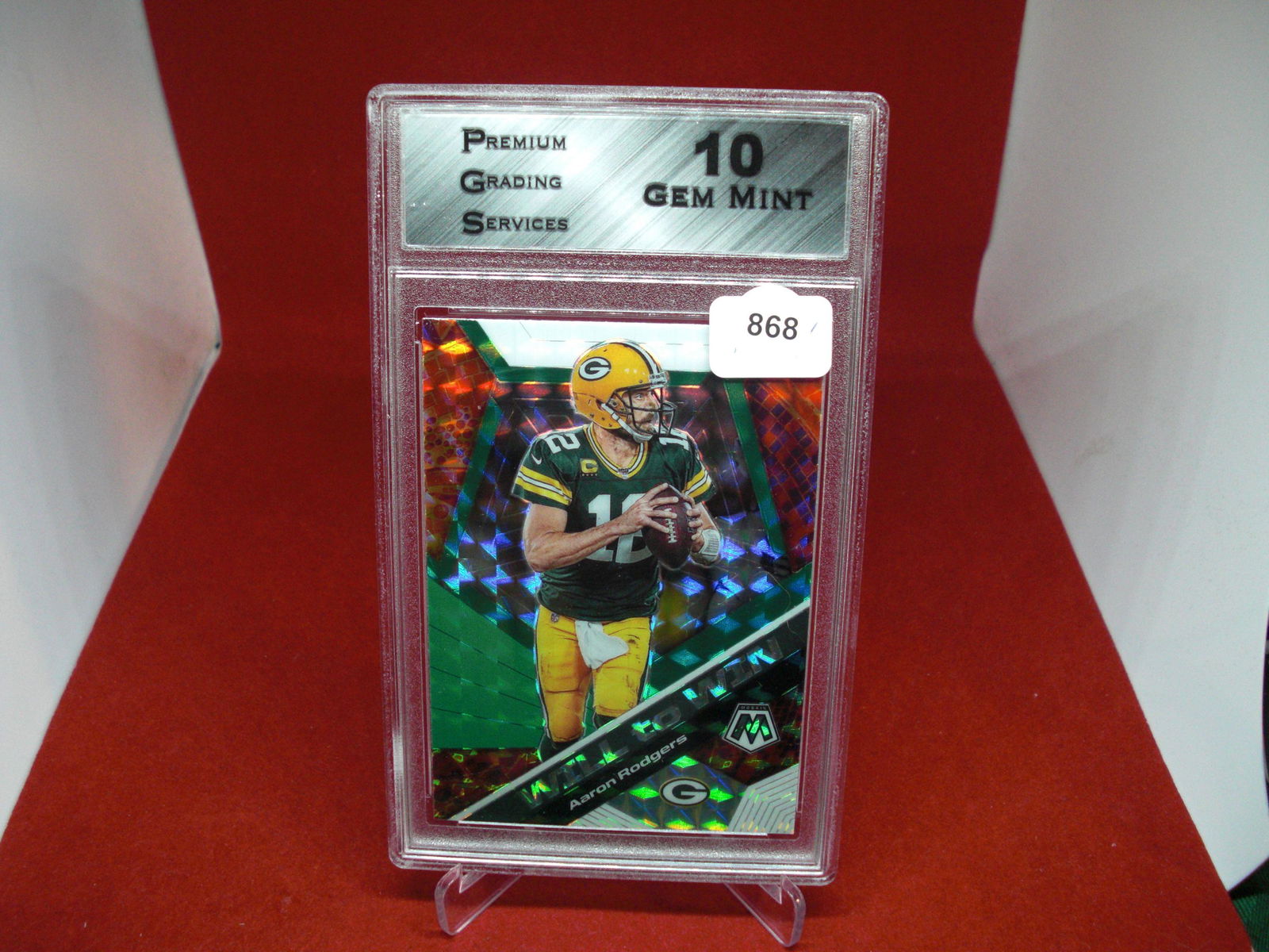 pgs graded aaron rodgers mint 10 (1 of 1)