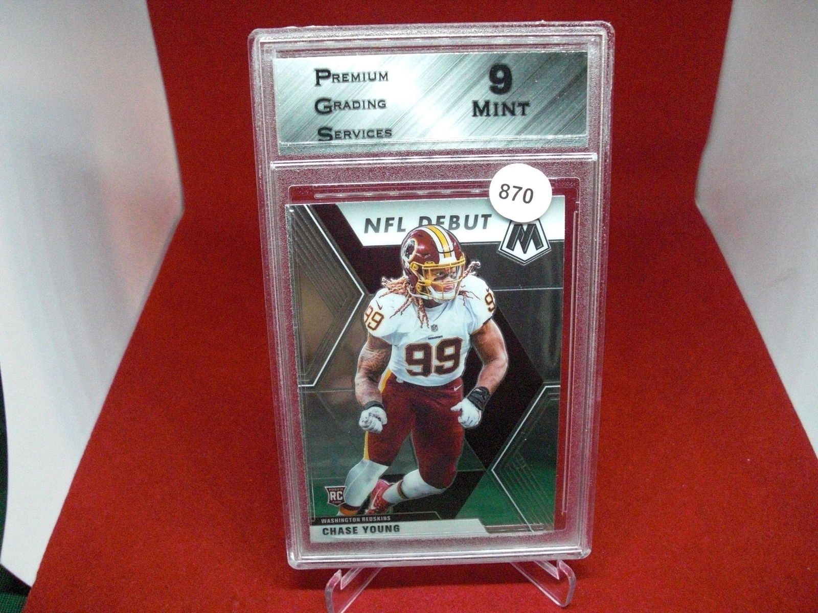 pgs graded chase young rookie mint 9 (1 of 1)