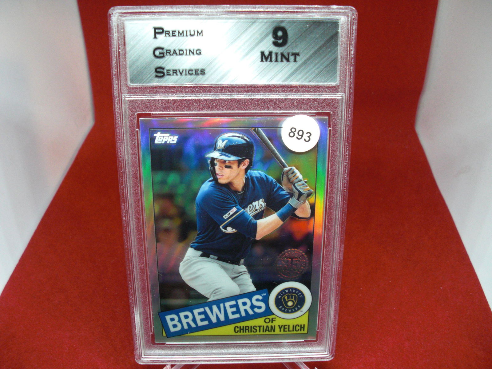 pgs graded christian yelich mint 9 (1 of 1)