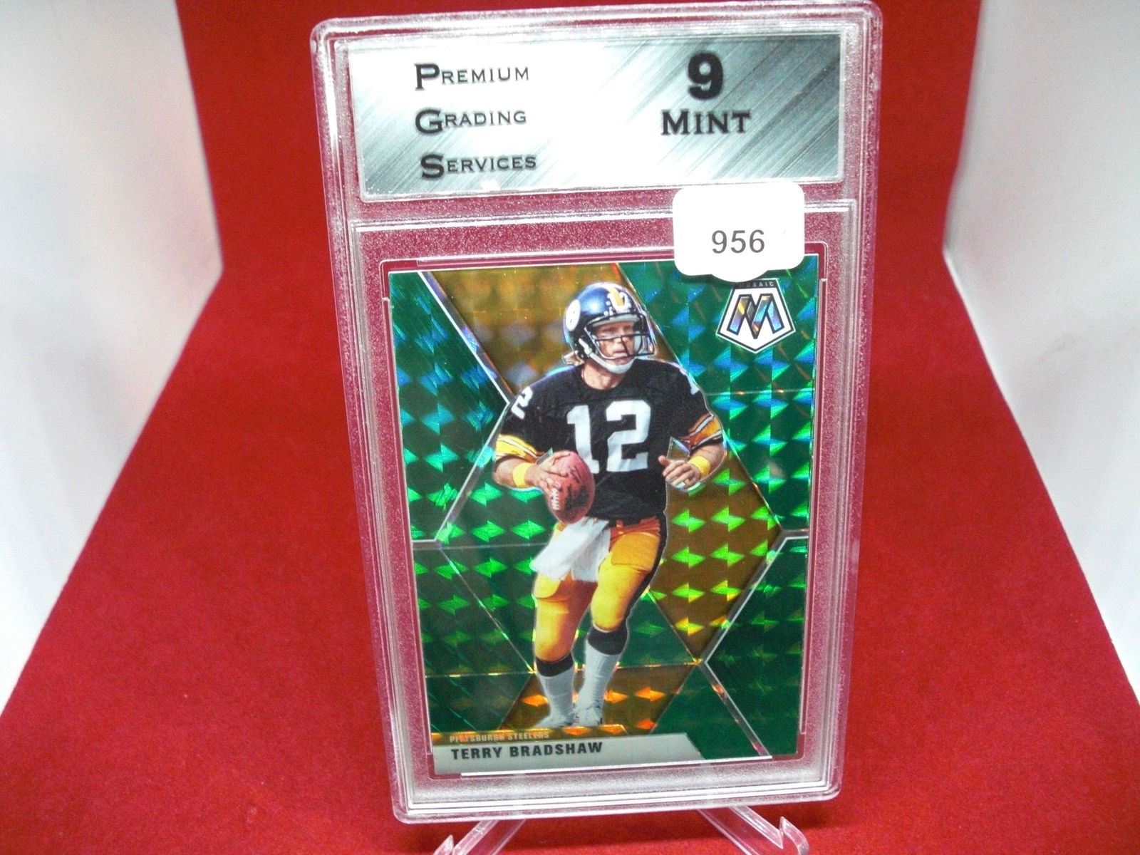 pgs graded terry bradshaw green mint 9 (1 of 1)