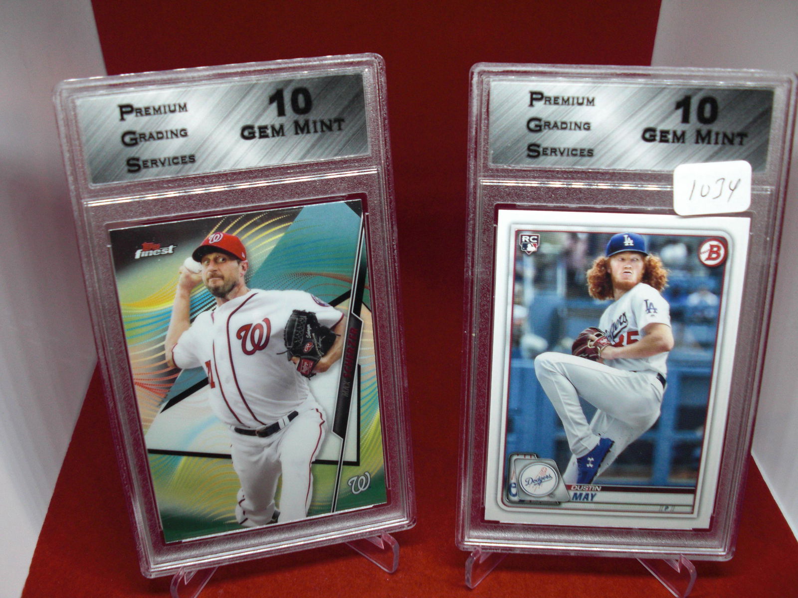 pgs graded lot of 2 baseball cards mint 10's (1 of 1)