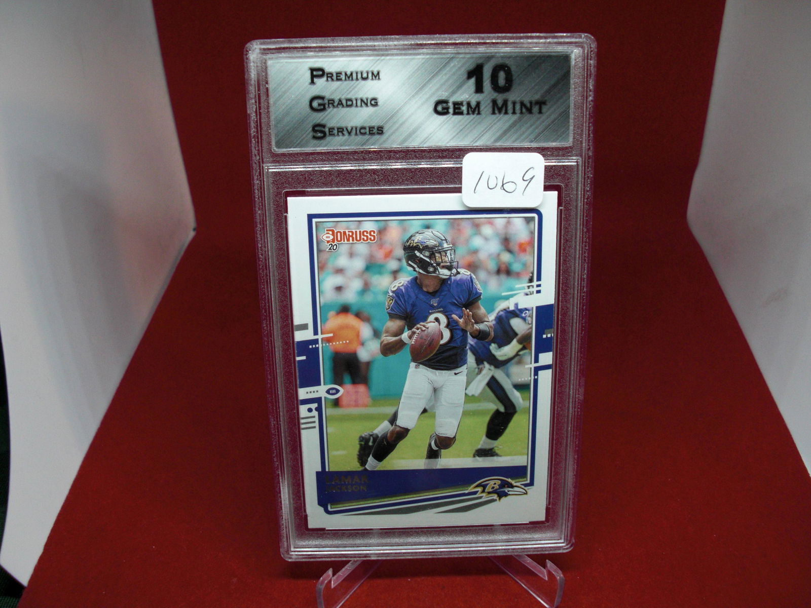 pgs graded lamar jackson mint 10 (1 of 1)