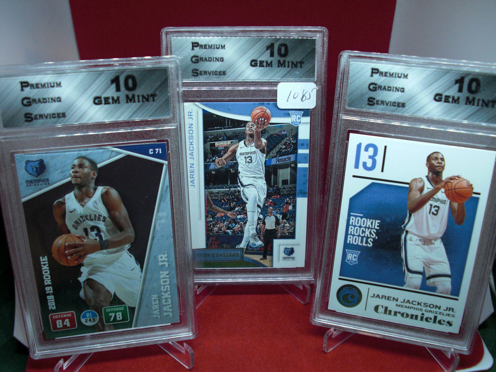 pgs graded lot of 3 graded basketball cards mint 10's (1 of 1)