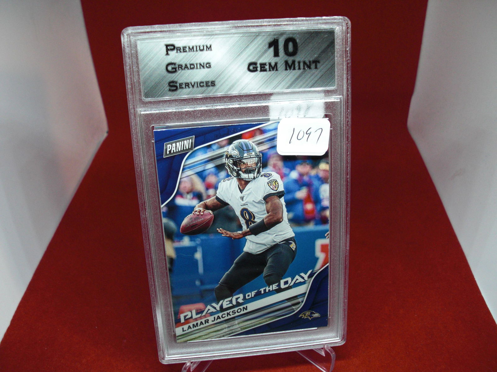 pgs graded lamar jackson mint 10 (1 of 1)