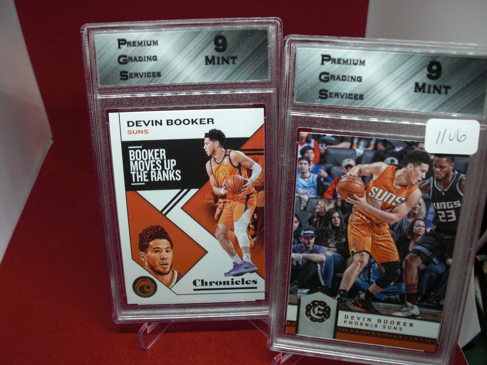 pgs graded 2 devin bookers mint 9's (1 of 1)
