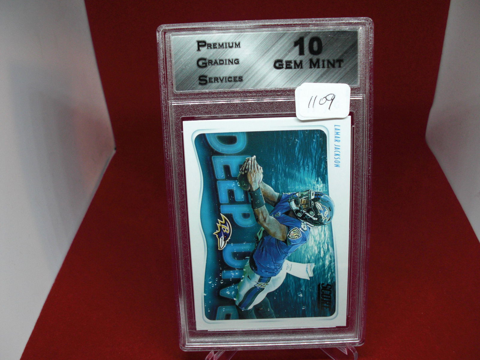 pgs graded lamar jackson mint 10 (1 of 1)